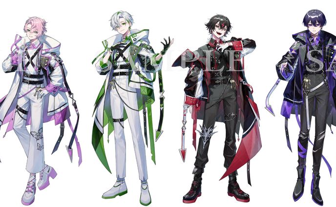 クロノヴァ　「HEXAGRAM」楽曲MV用イラスト