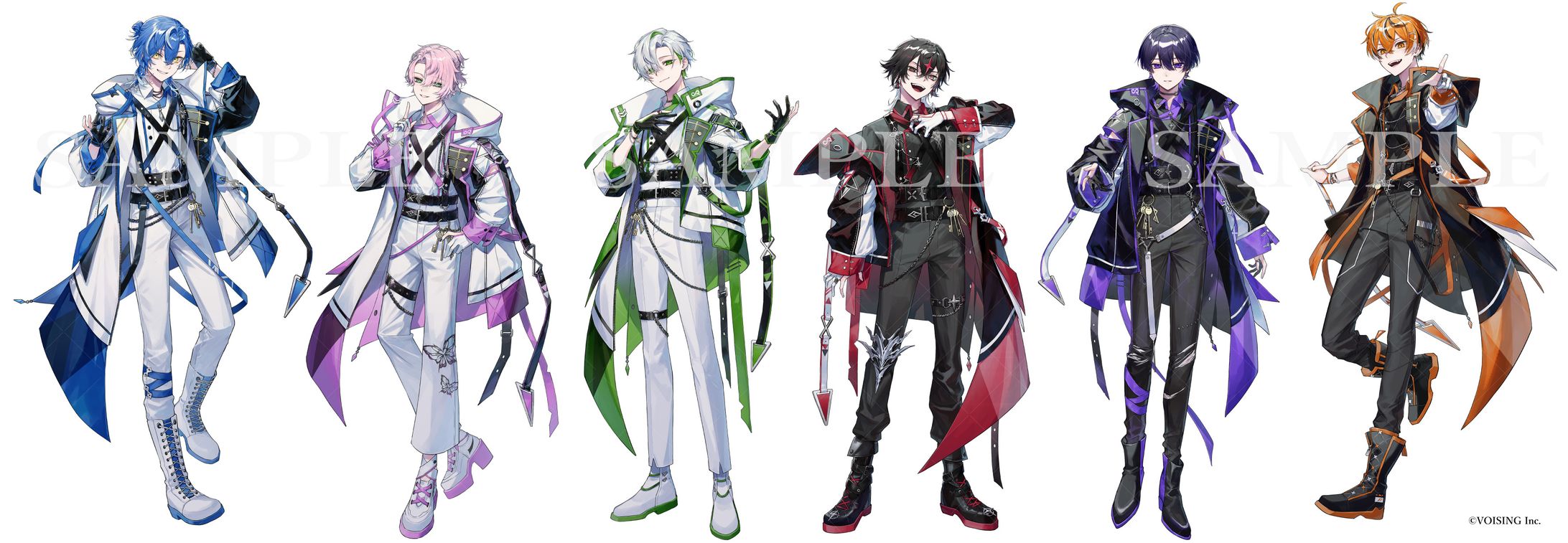 クロノヴァ　「HEXAGRAM」楽曲MV用イラスト-1