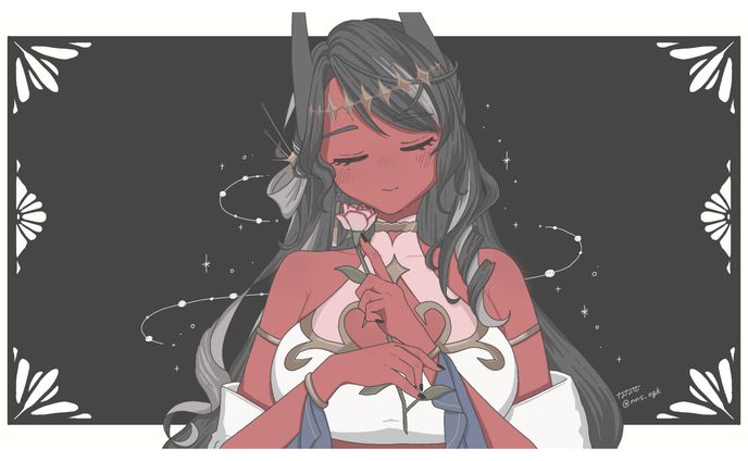 イラスト、skebご依頼絵