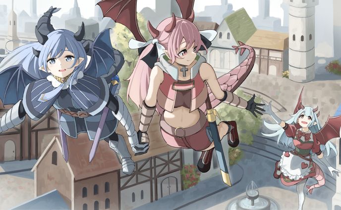 竜少女の旅立ち