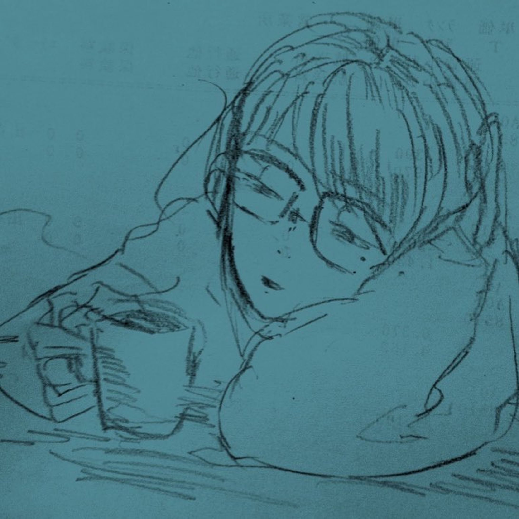 #イラスト #裏紙イラスト-1