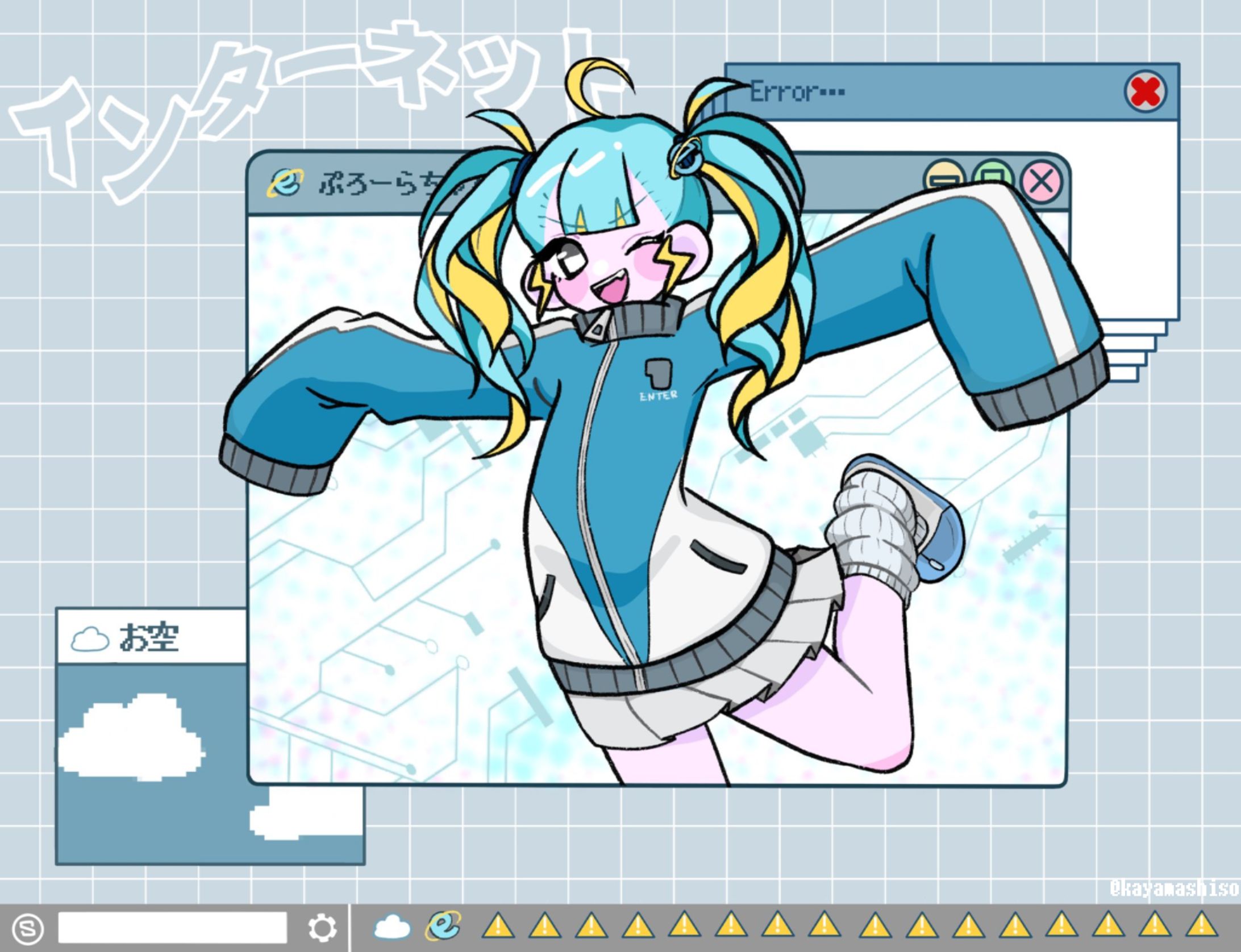 ヒト型ウイルスぷろーらちゃん-1