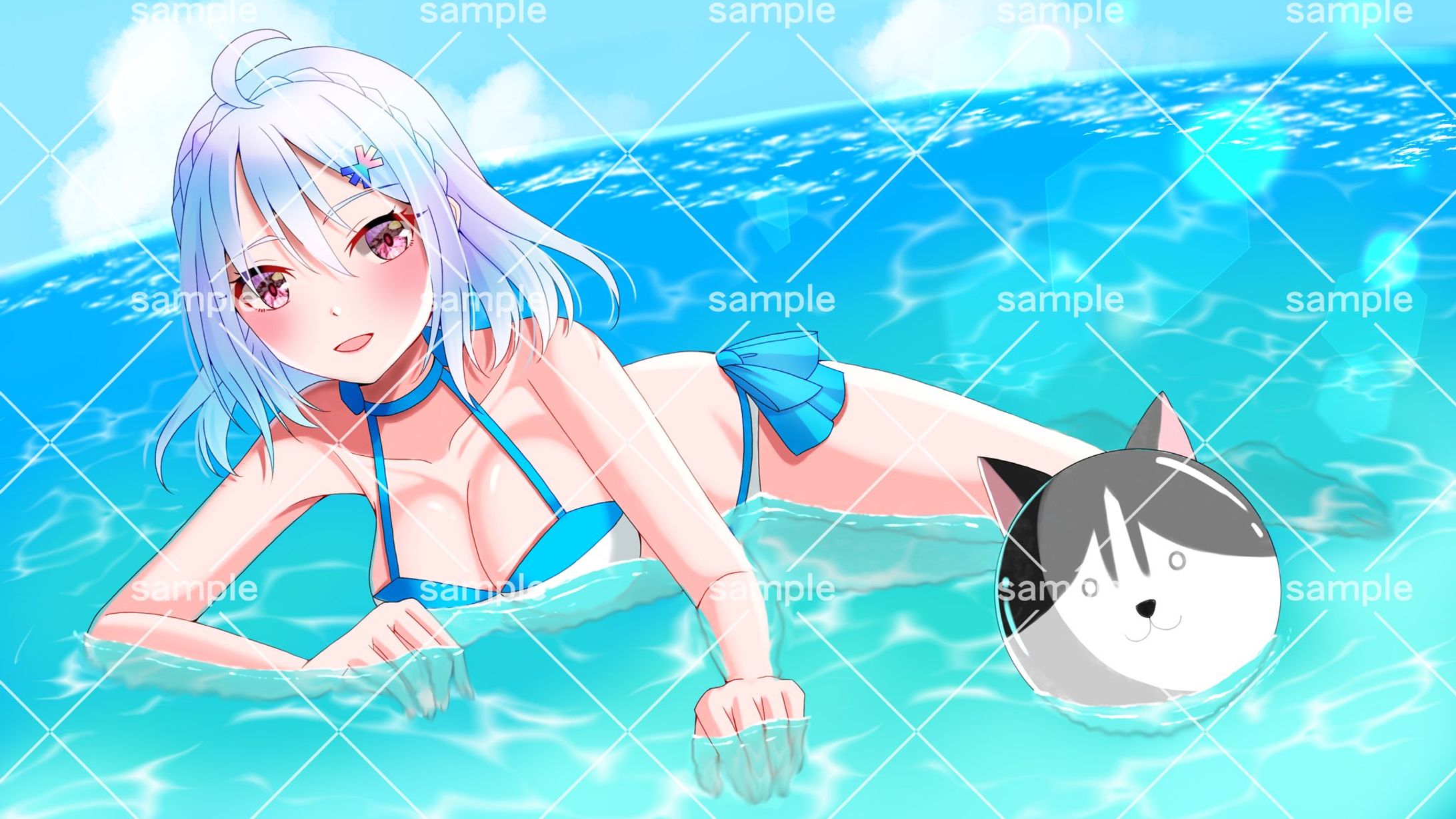 【ご依頼品】水着一枚絵-1