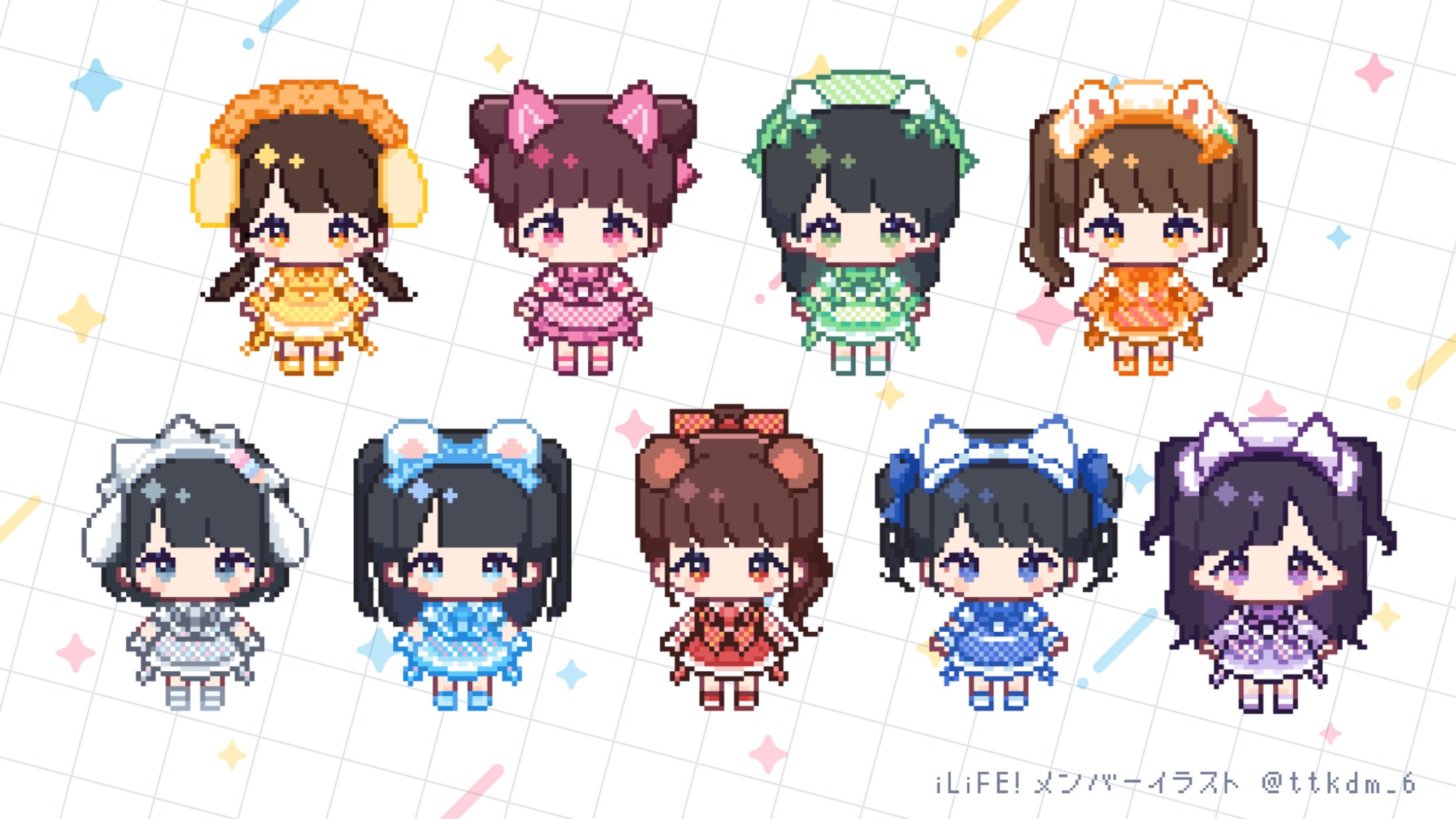 【iLiFE!様】メンバーイラスト②-1