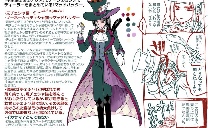 擬人化・キャラクターデザイン