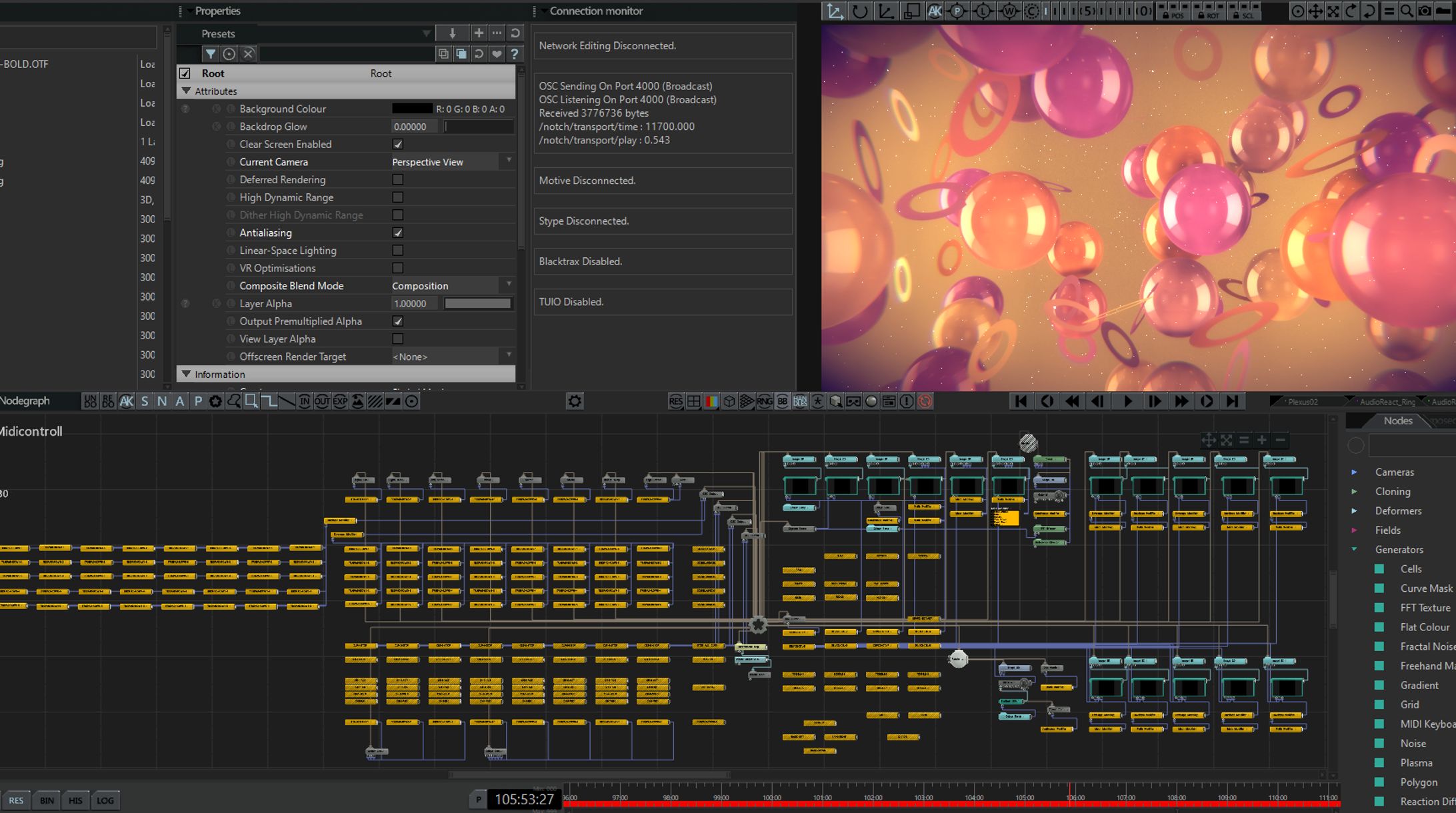 【システム】Midi制御リアルタイムレンダVJシステム-1