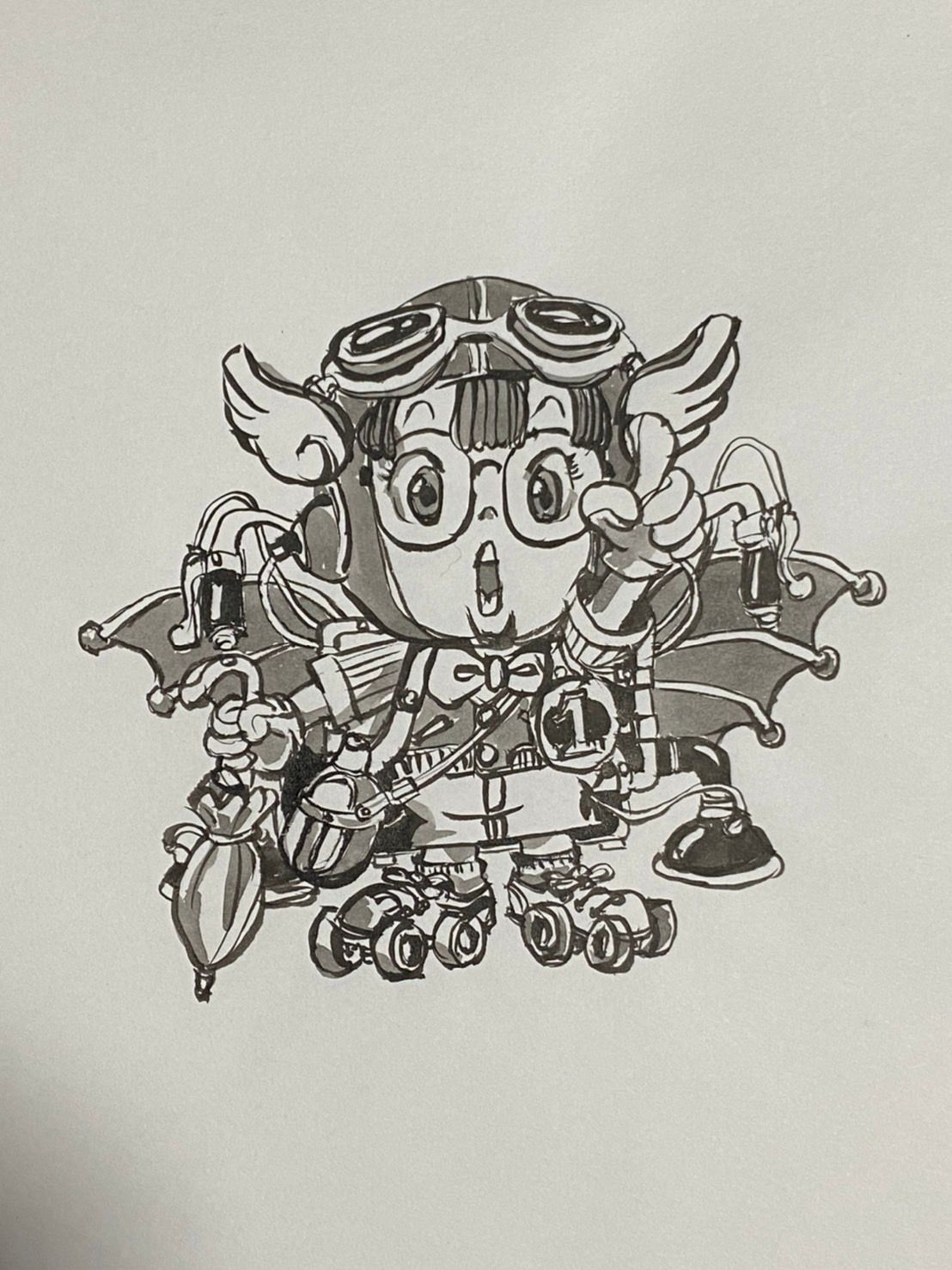 水墨画風】アニメ*3枚