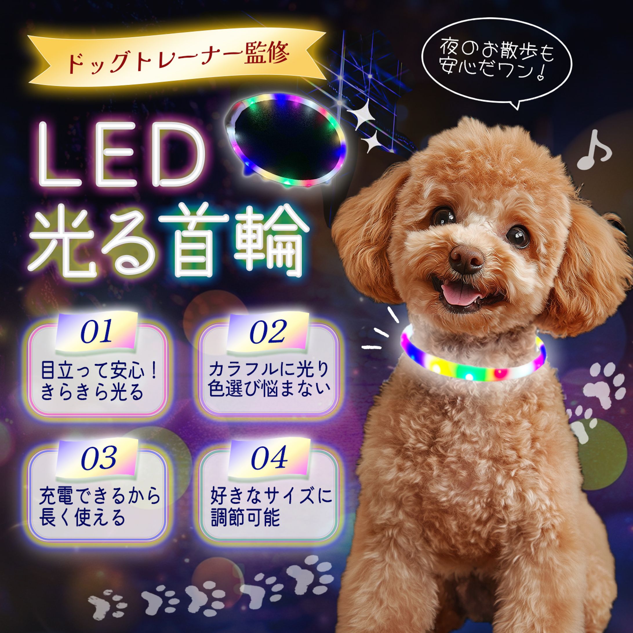 光る首輪LP (FV)-1