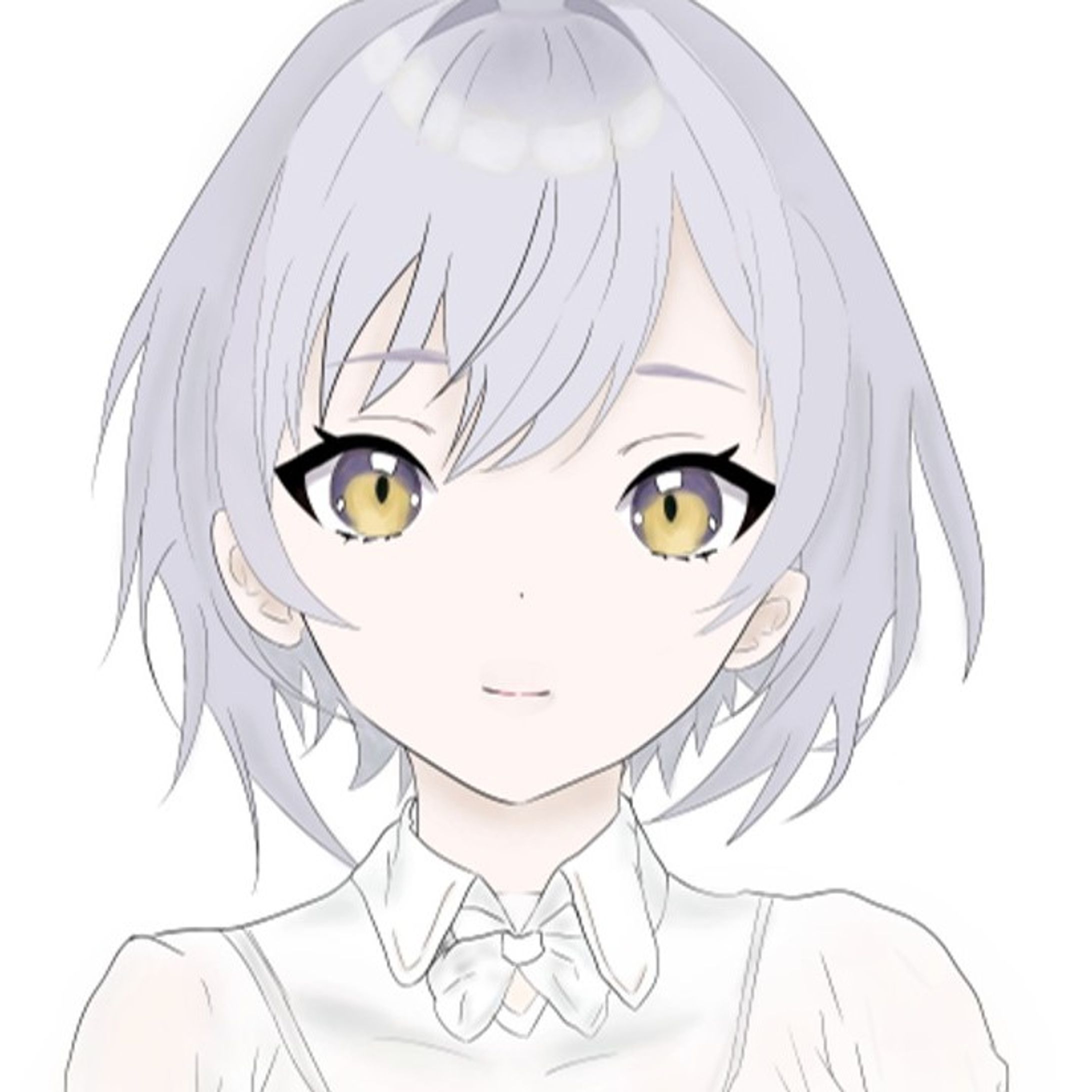 初めて作成したVtuberモデルのイラストです-1