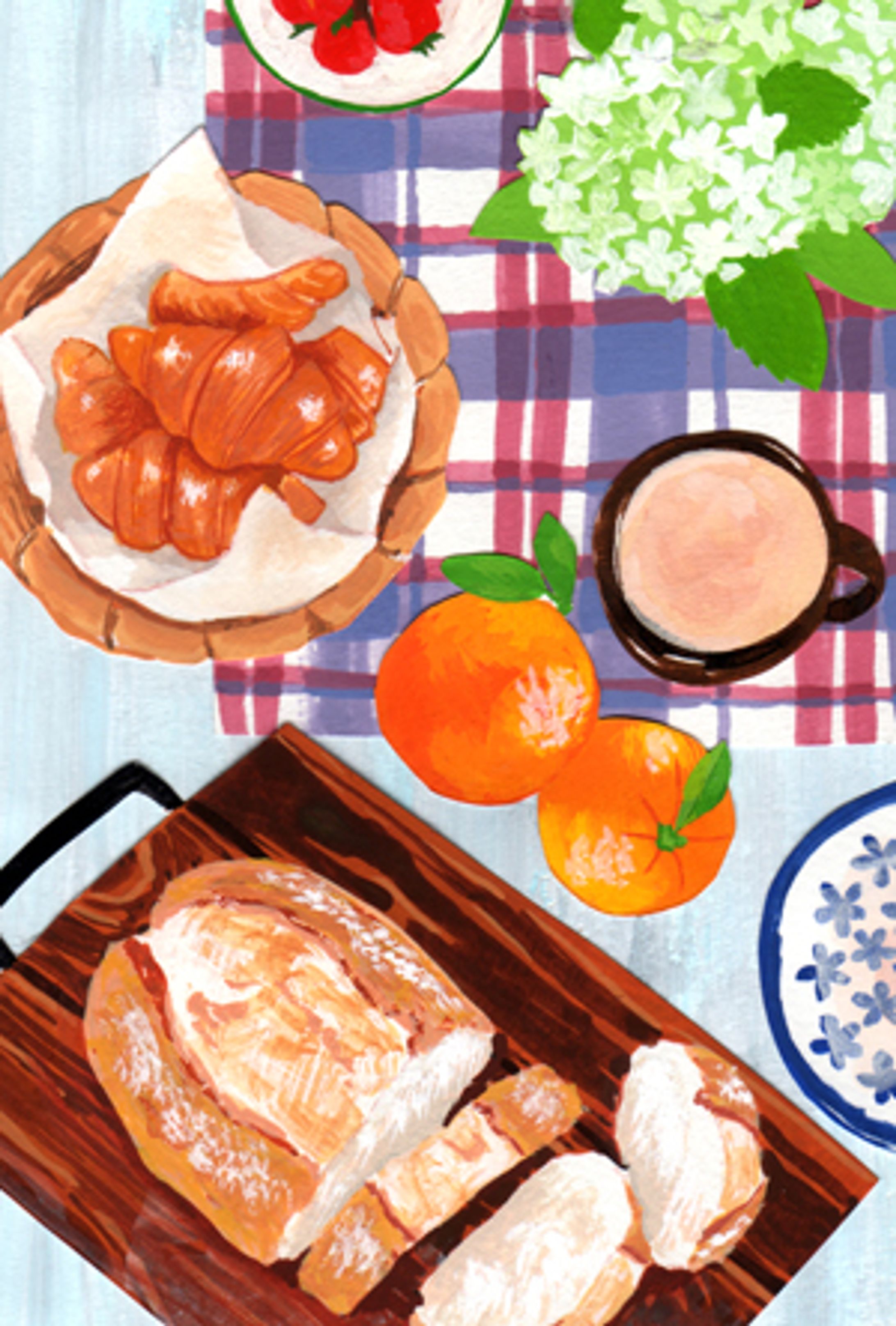 パンのある食卓-1