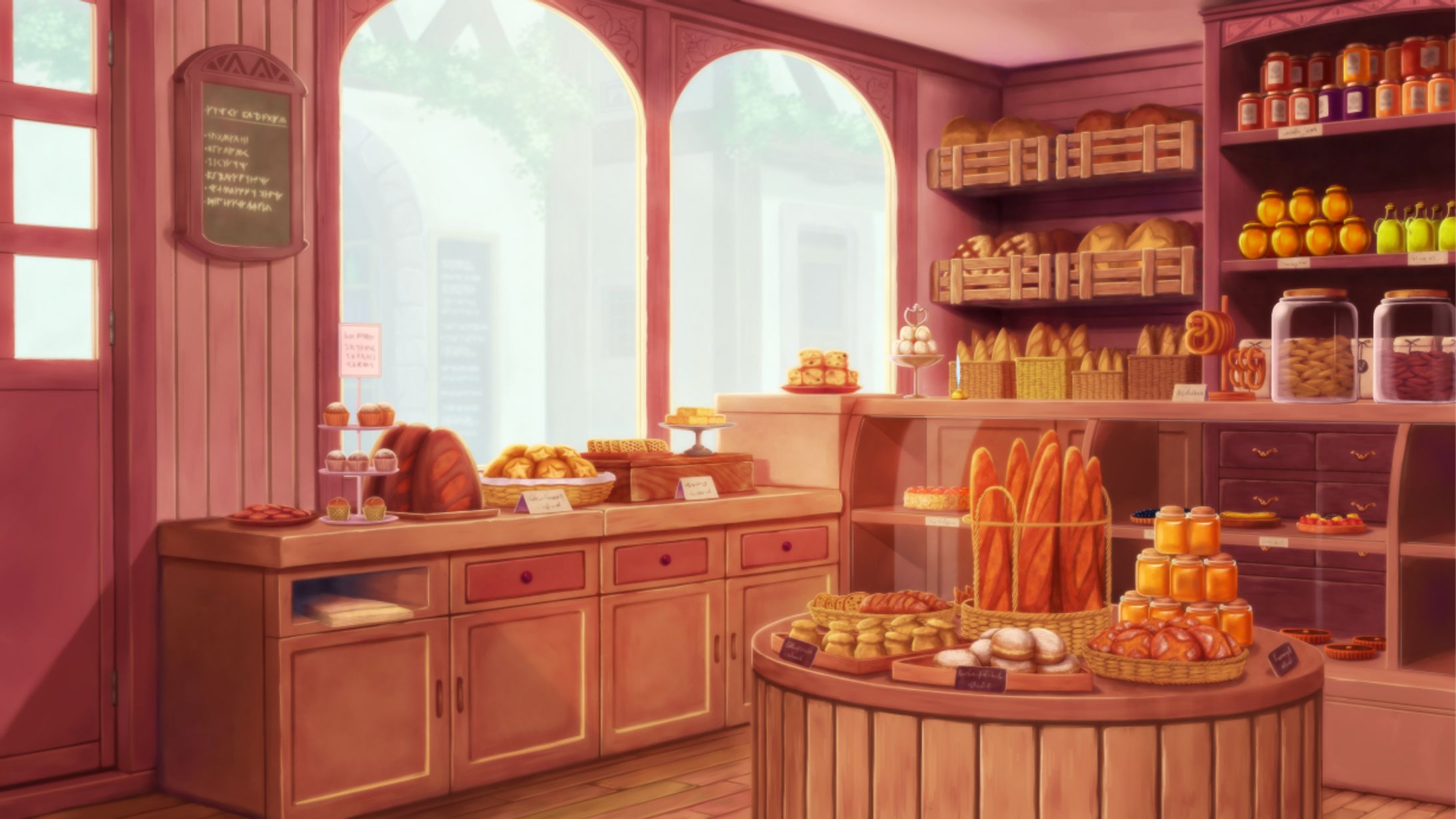 パン屋さん背景-1