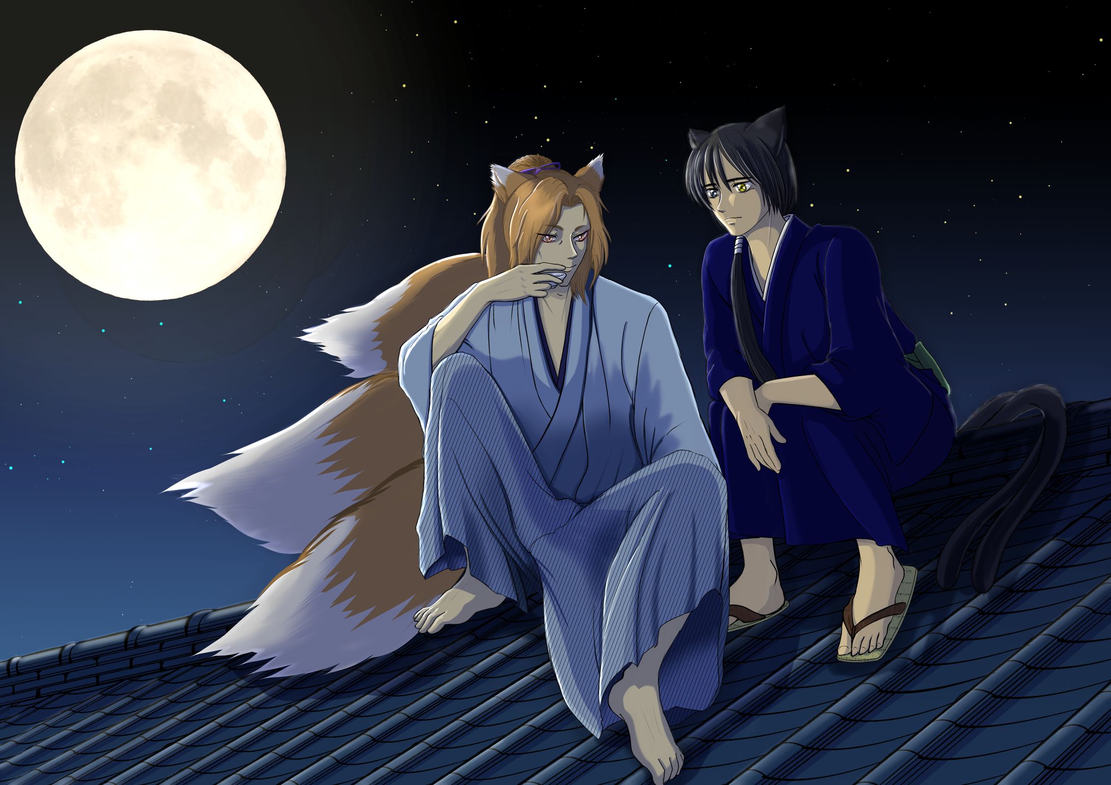 月夜の晩酌-1