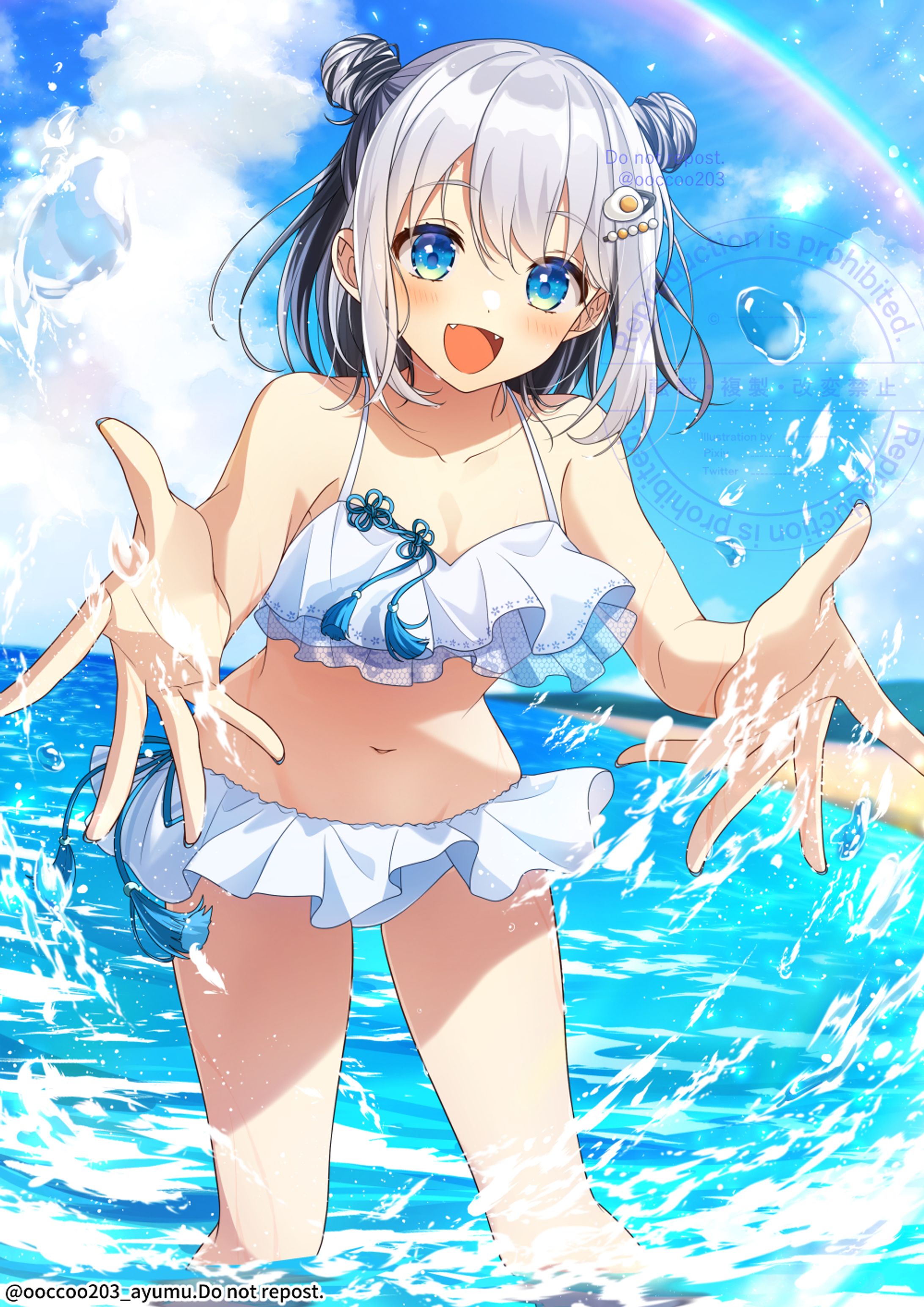猫熊るる_タペストリーイラスト-1