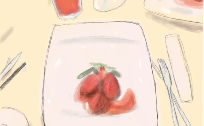 水彩イラスト化