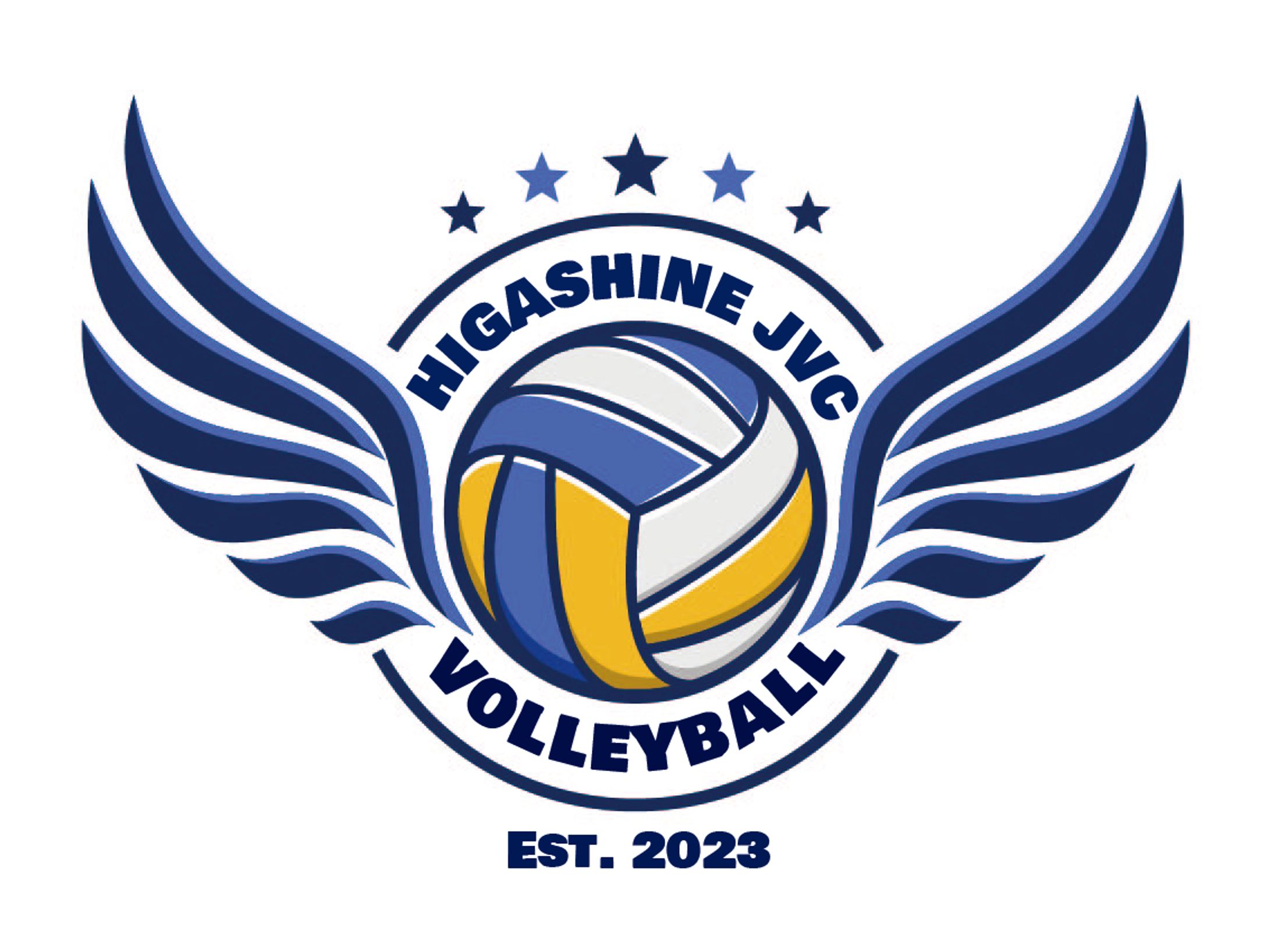 Logo: Volleyball + Wing-1