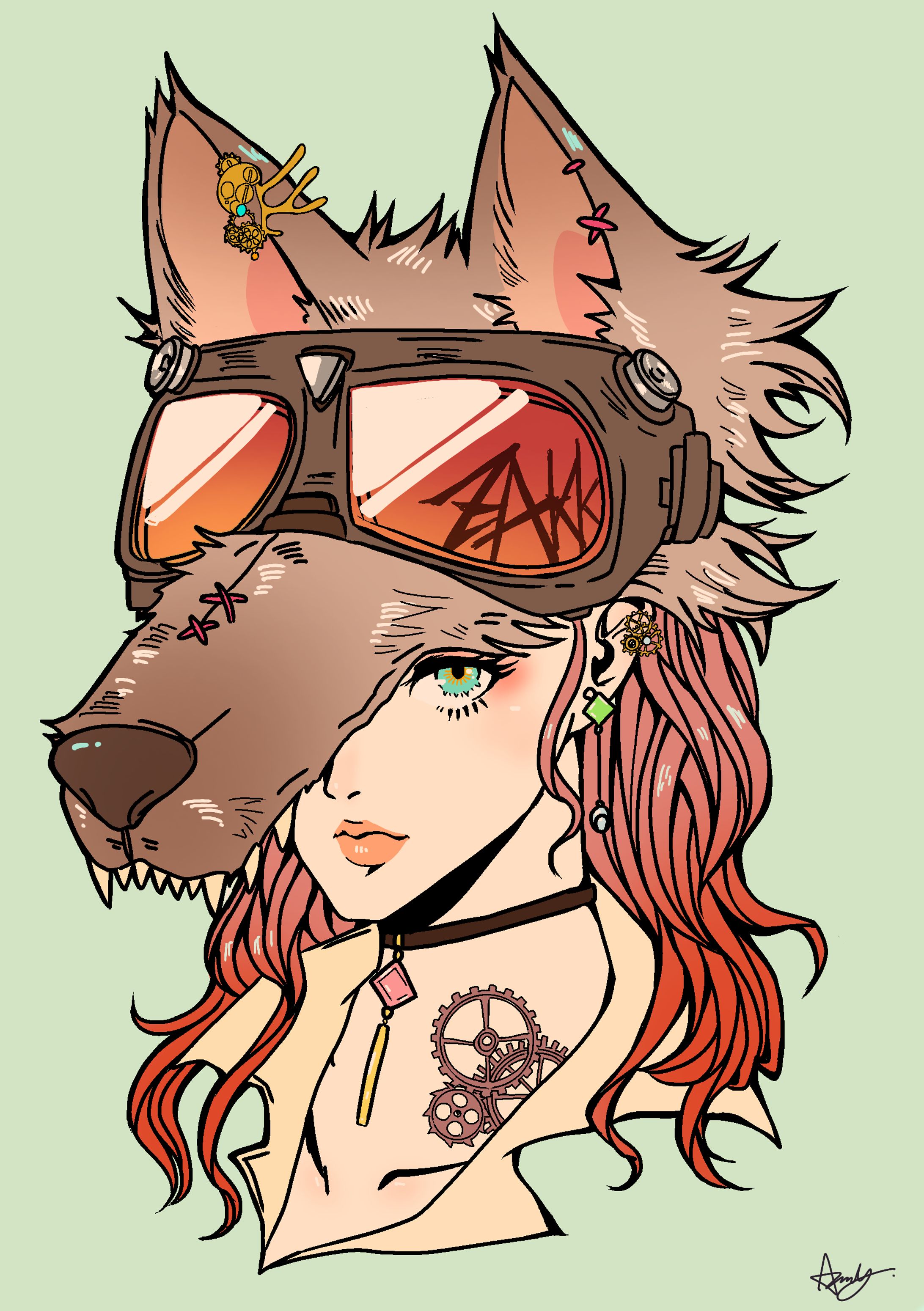 看板ポスター ポストカード  イラスト-1