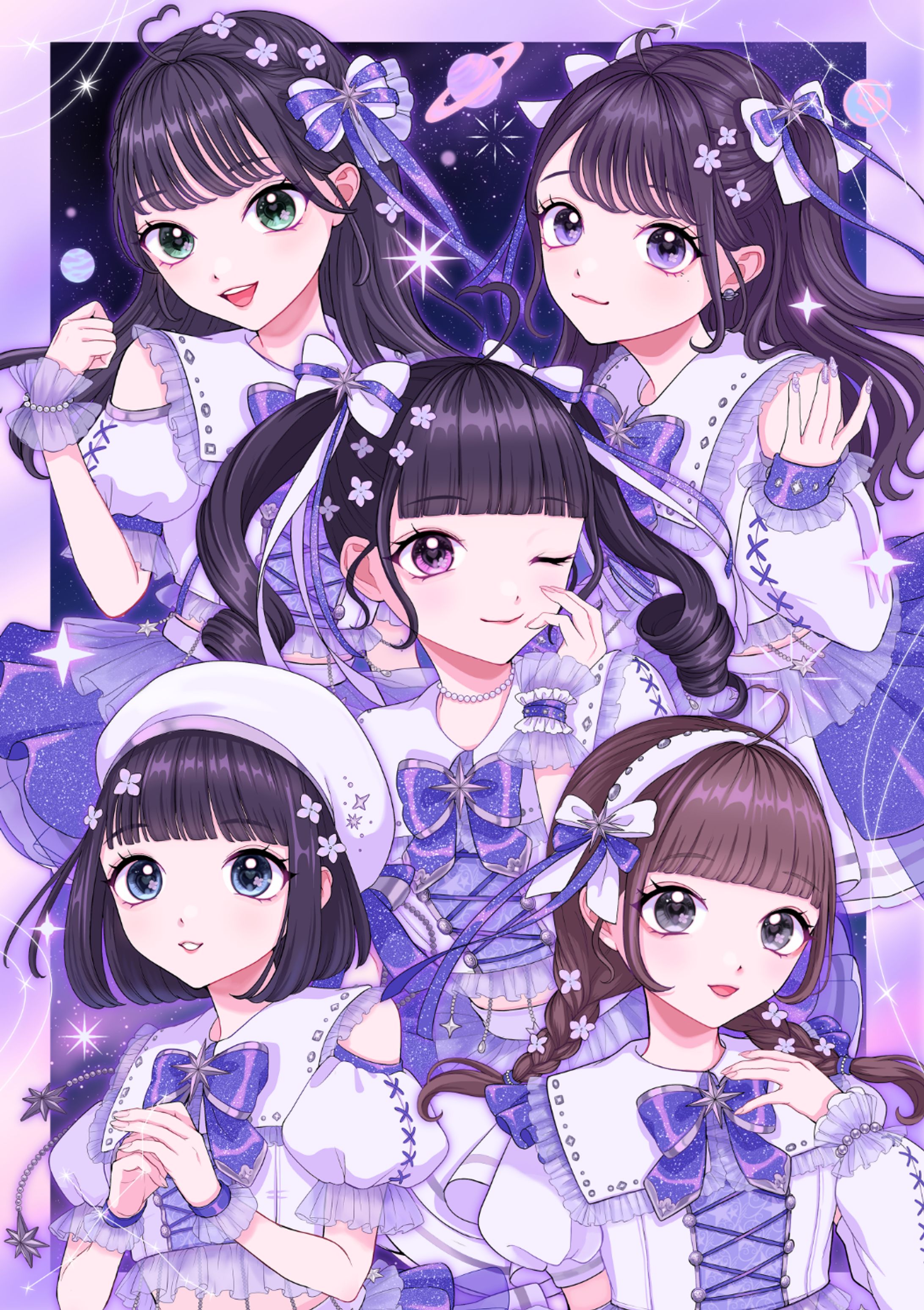 星合いのライラック様 グッズ用イラスト-1