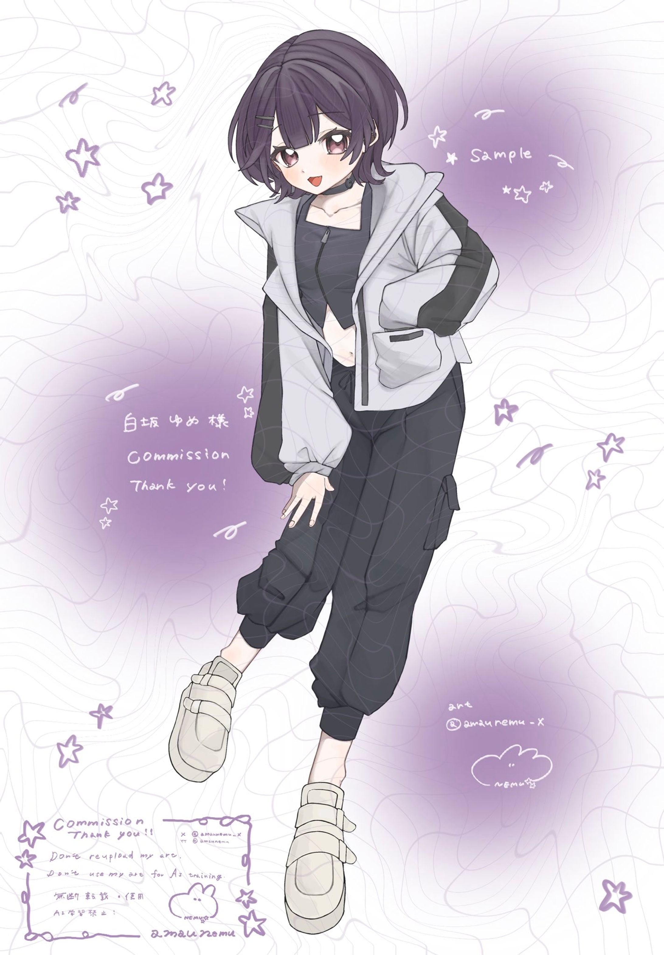 白坂ゆめ様　アクスタ用イラスト-1