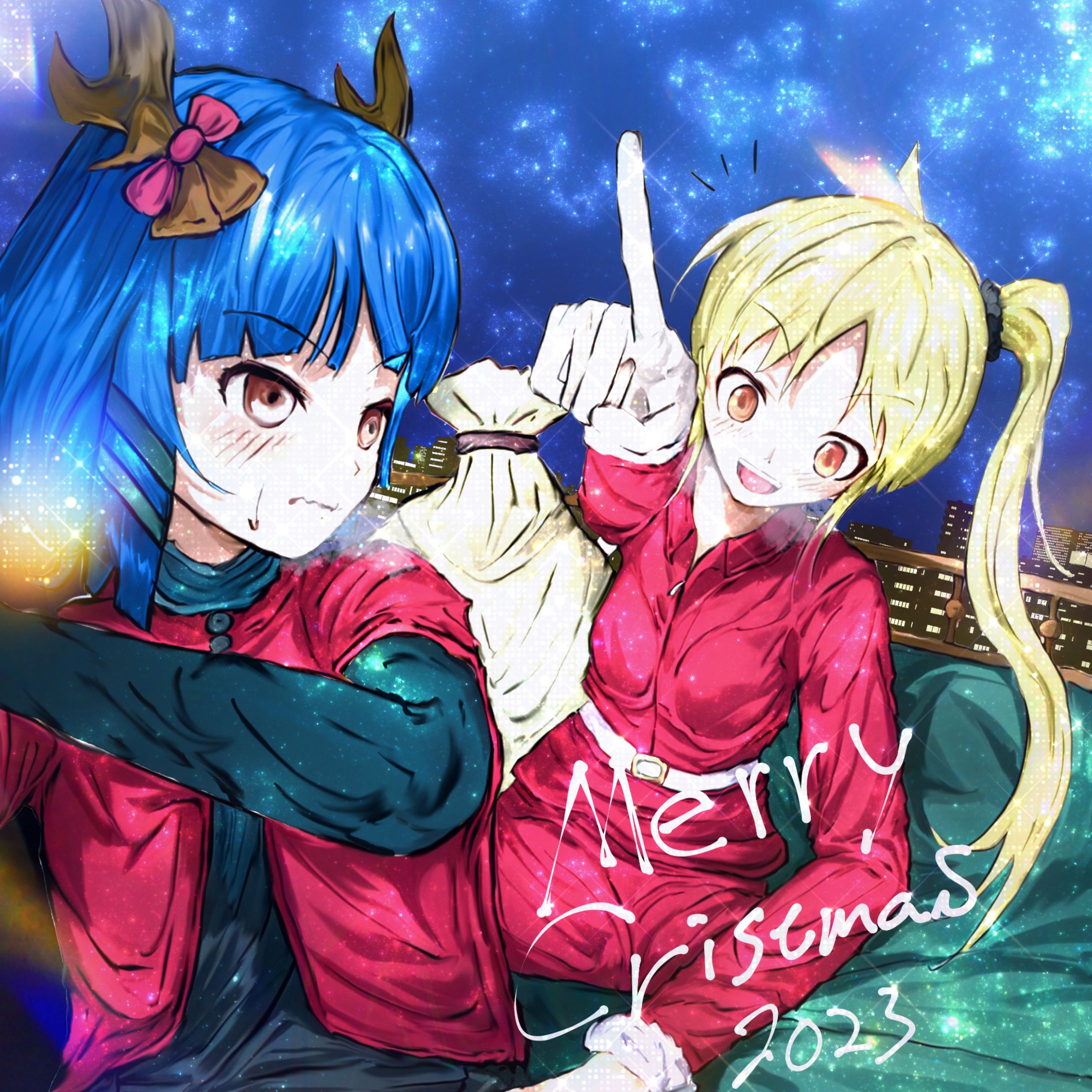 リョウ虹クリスマスイラスト-1