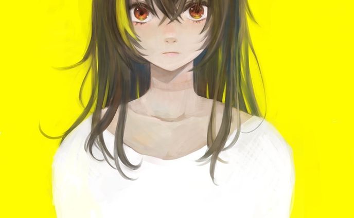 ツインテおろしたとこ見たい　#GaonArt  #illustration  #にじさんじ  #Fanart  #Do_Not_Repost  #ガオン  #いらすとぐらむ  #가온_Vtuber