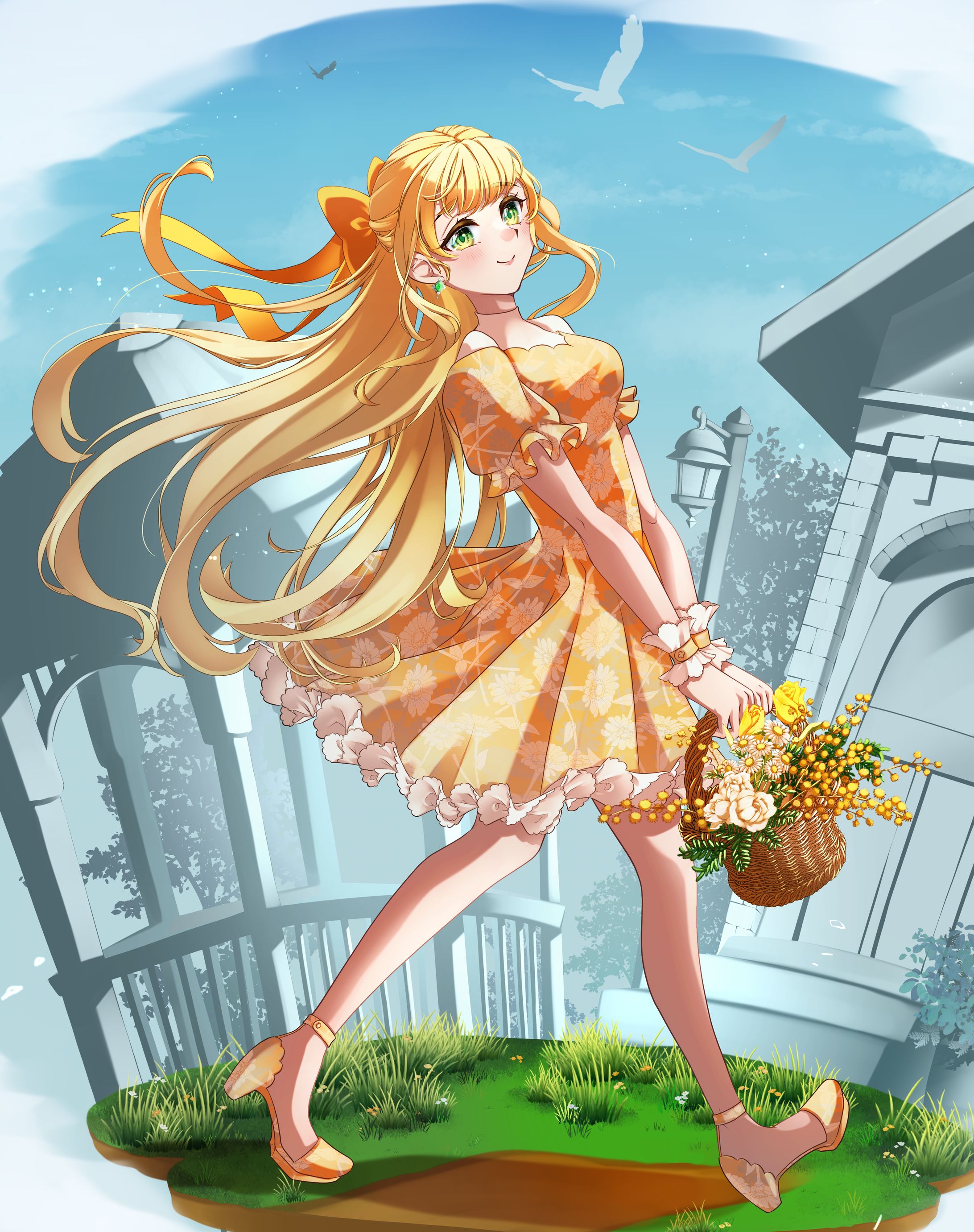 黄色の擬人化オリジナルキャラクター-1