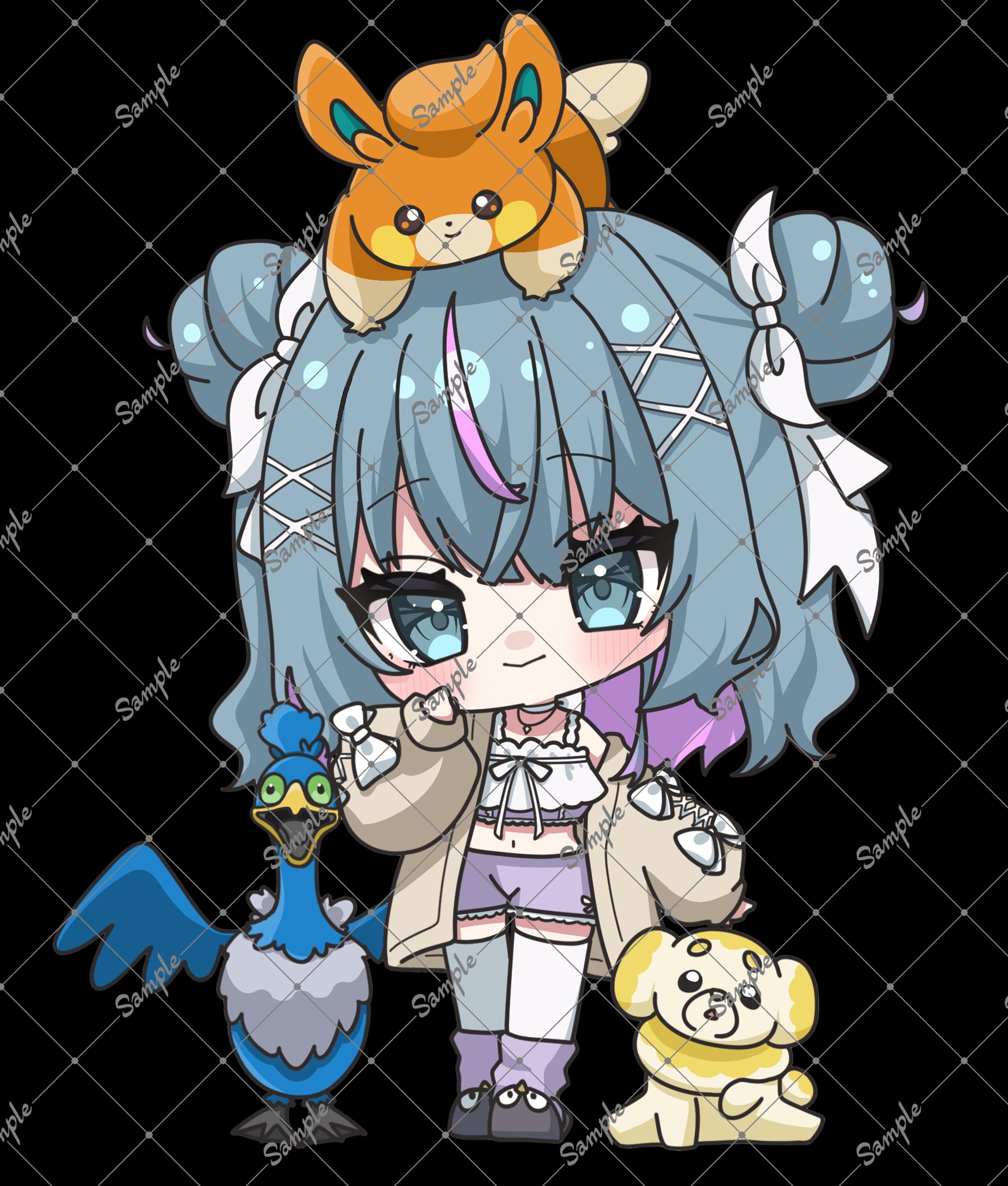 ポケモン×Vtuber企画イラスト-1