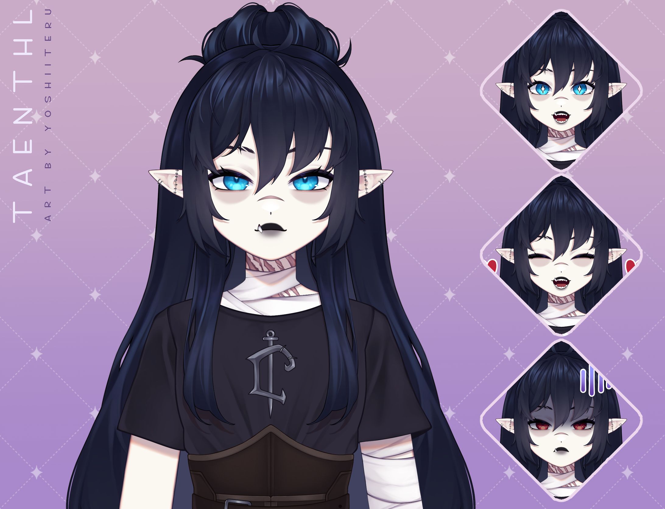 Tae Live2d model showcase-1