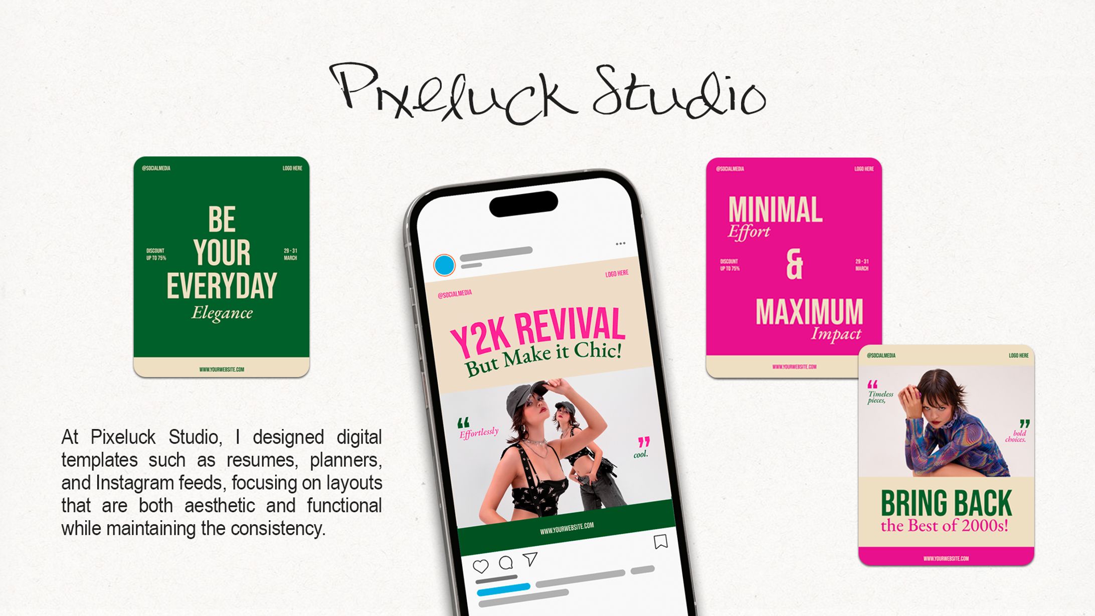 [FREELANCE] Pixeluck Instagram Post Template-1