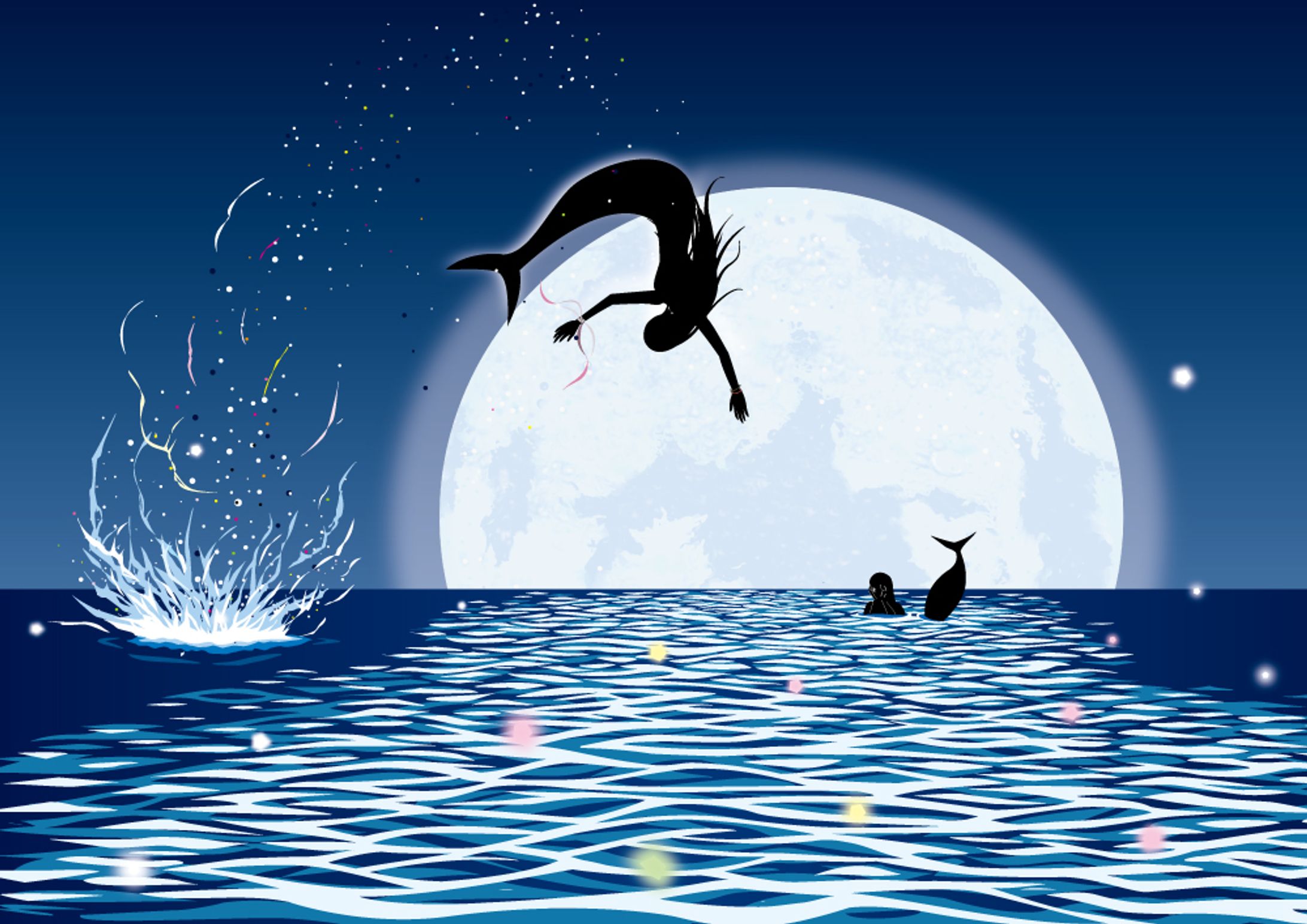 mermaid from the moonlight（イラスト）-1