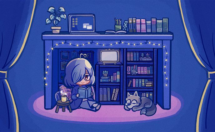 BGM動画用ループアニメーション制作