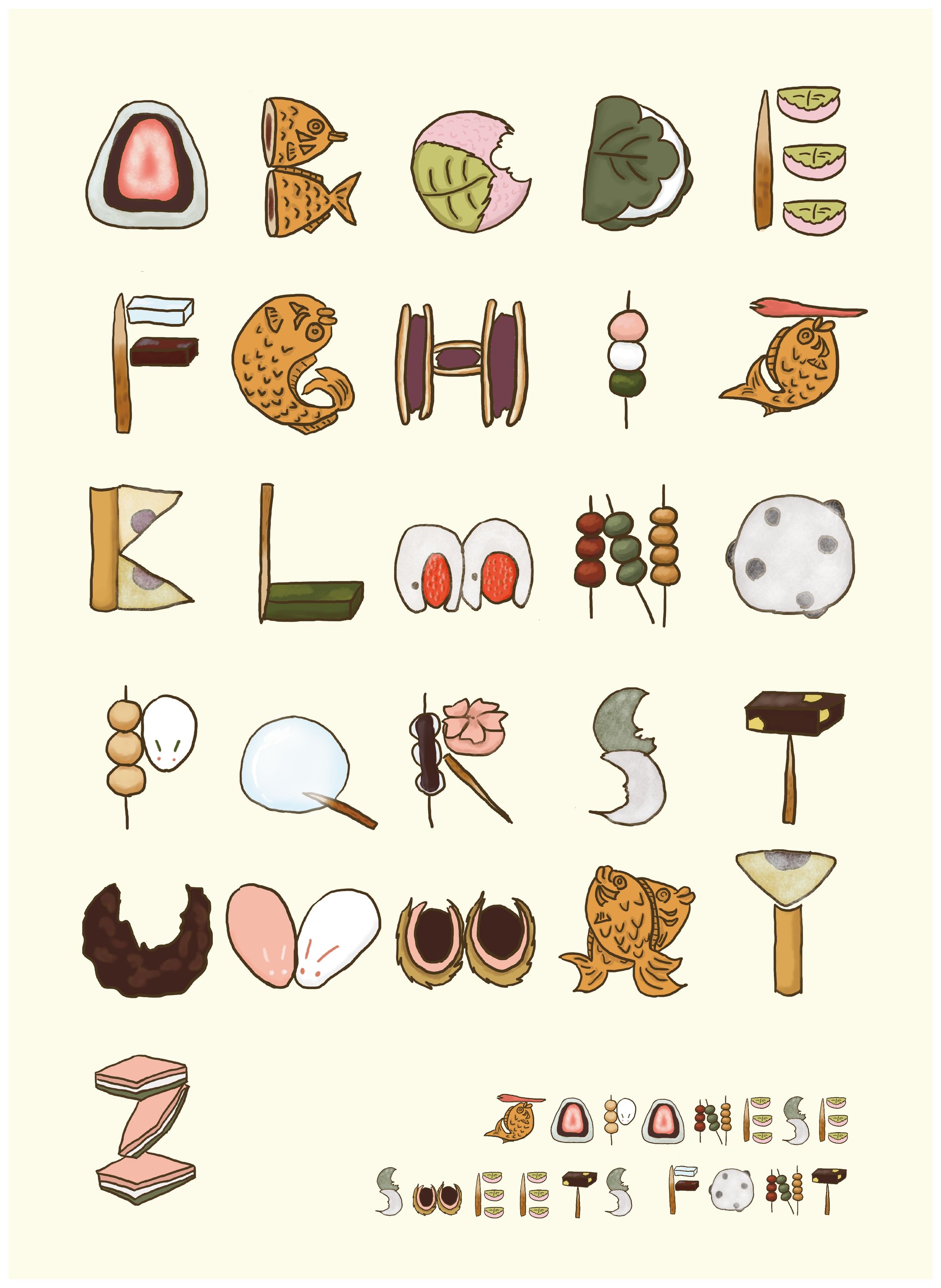 JAPANESE SWEETS FONT-1