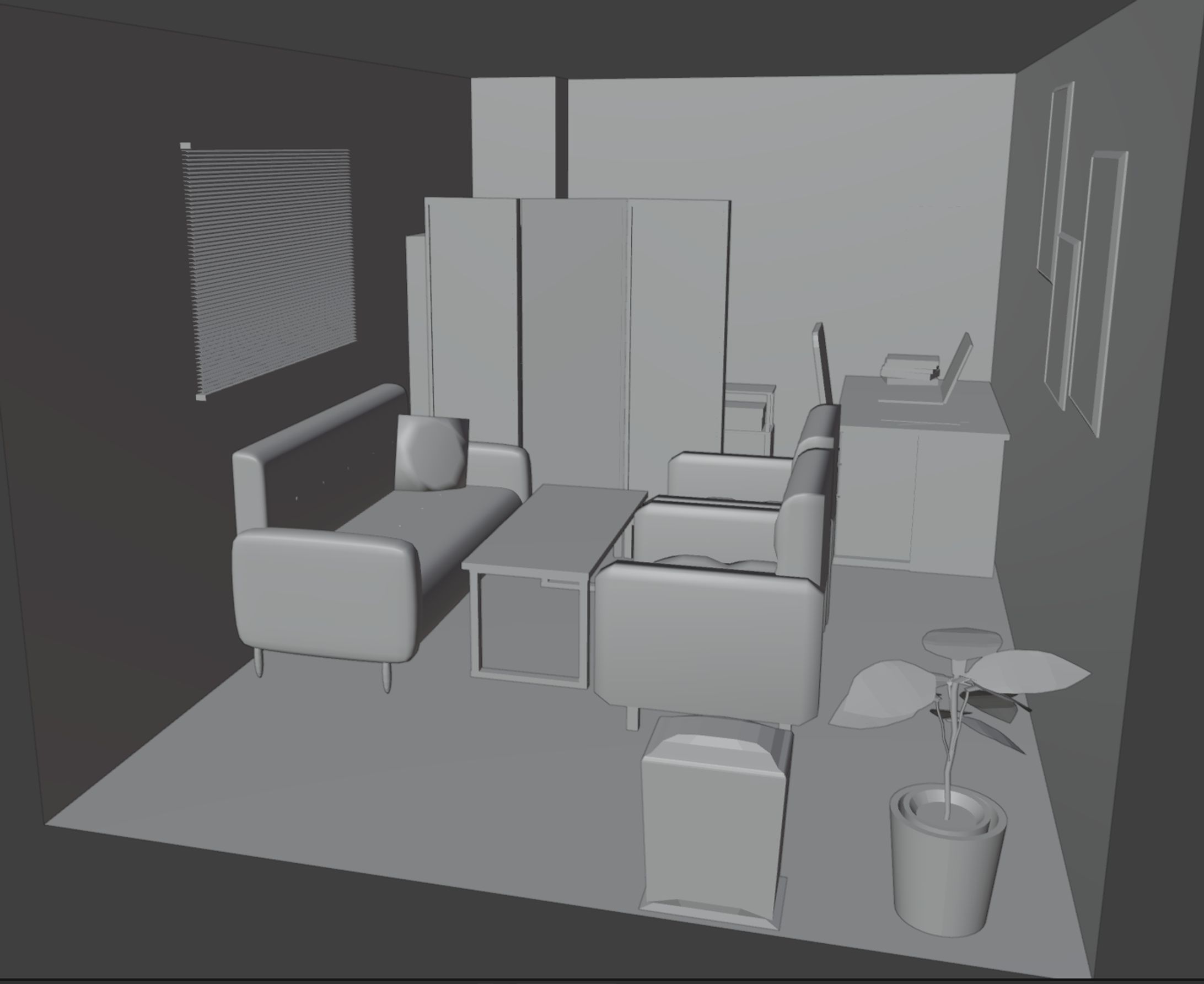 芳野嗣様　綺麗な君に殺されたい。　作画補助用の3D素材制作-1