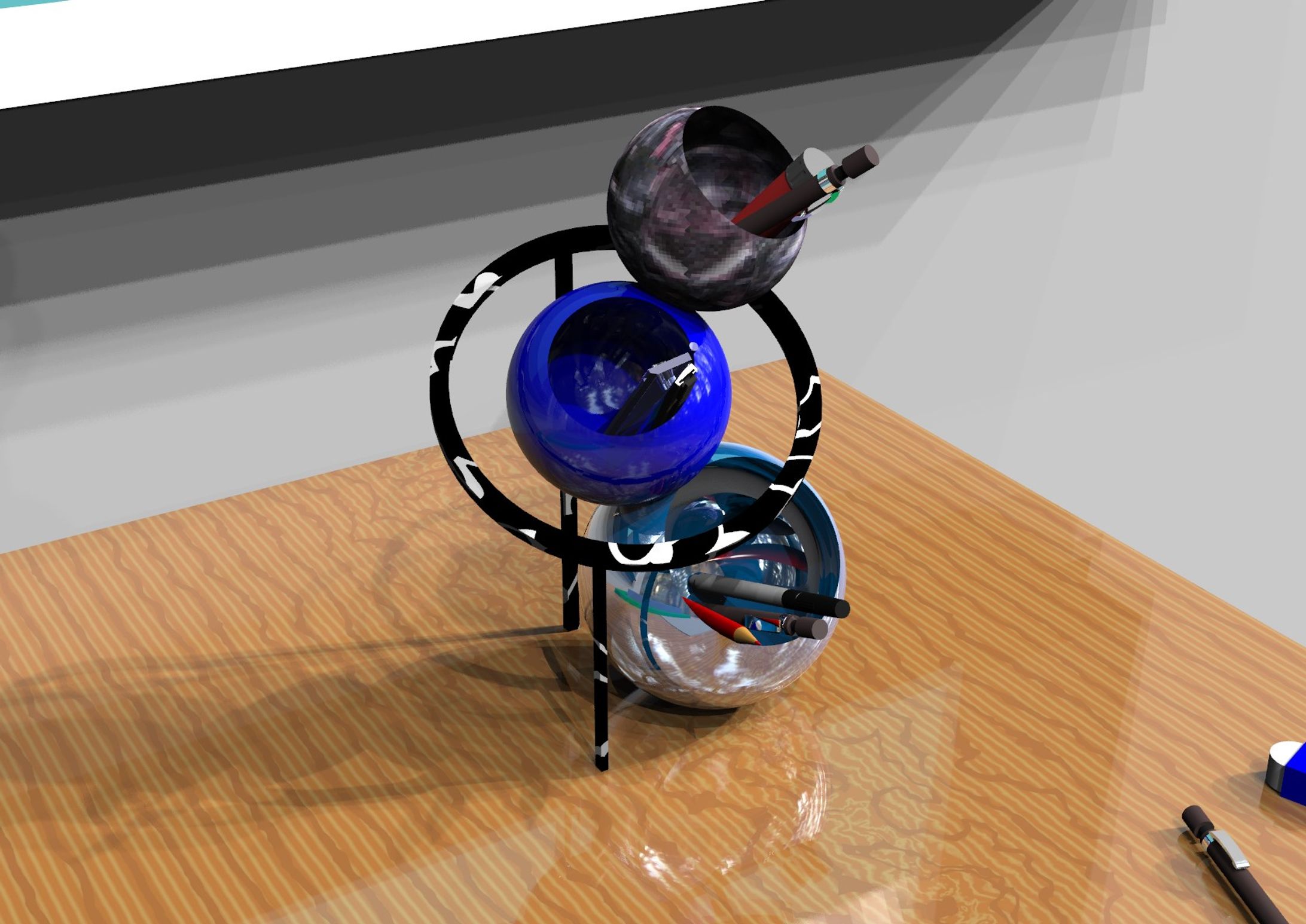 ペン立て(3DCG)-1