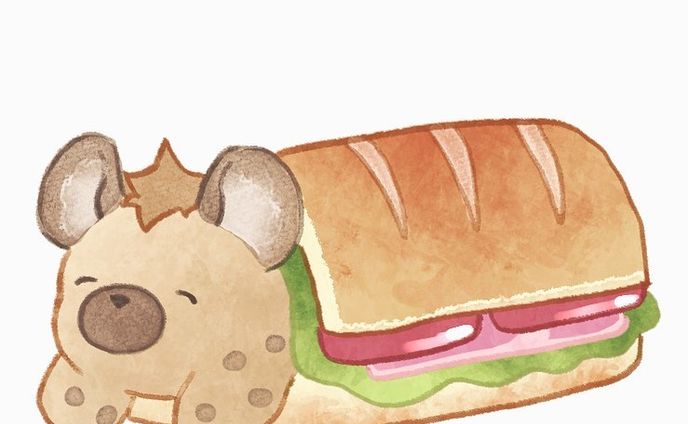 #lineスタンプ #ハイエナ #ブチハイエナ #instagram #illustration #イラスト　#イラストグラム　#いらすとぐらむ　#ゆるいイラスト　 #illust #illstration #drawing #ゆる絵　#キャラクターイラスト　#ハイエナさんの日常　#linesticker #クリエイタースタンプ　#絵描きさんと繋がりたい　#art  # artwork