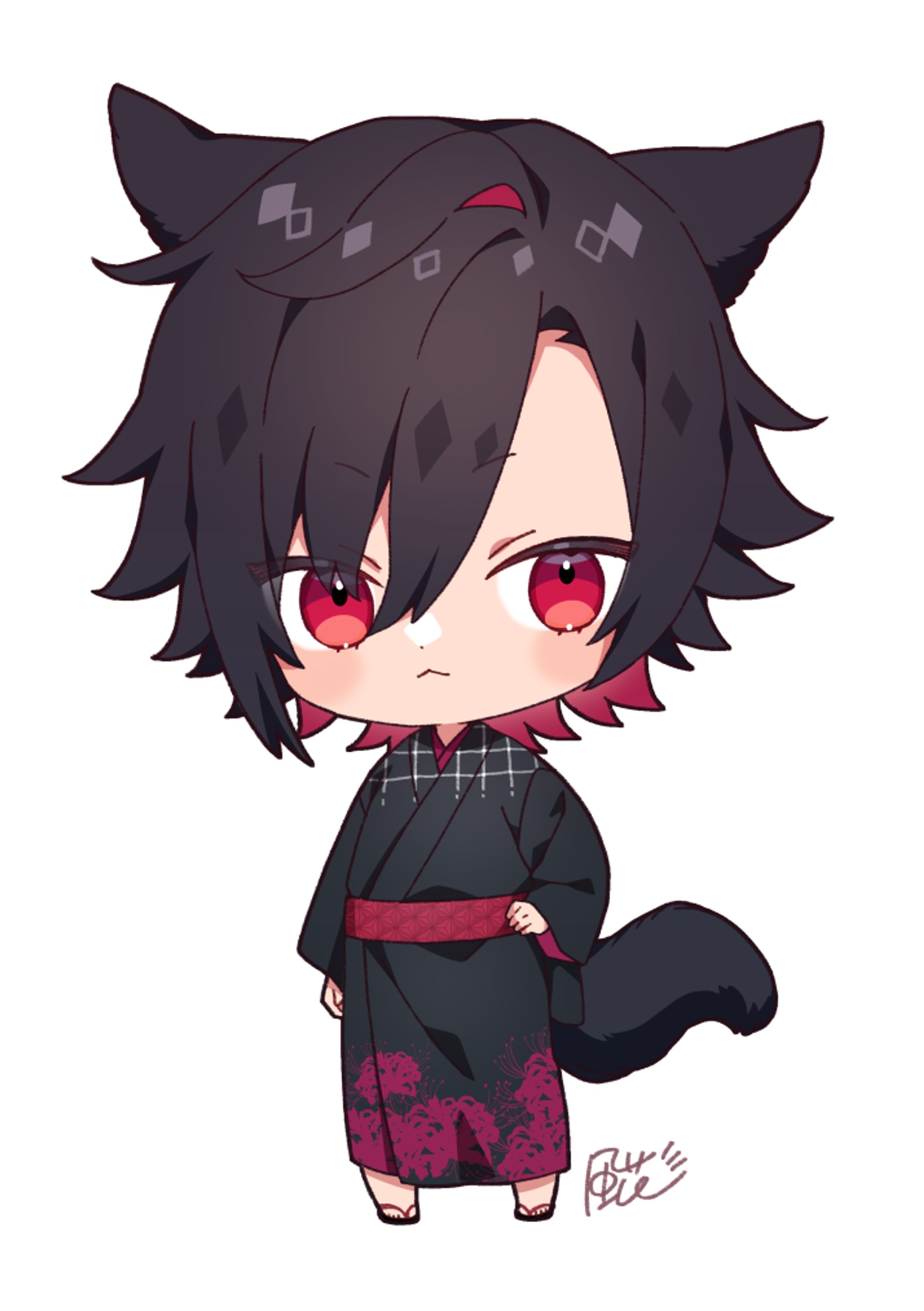 【創作】ミニキャライラスト-1