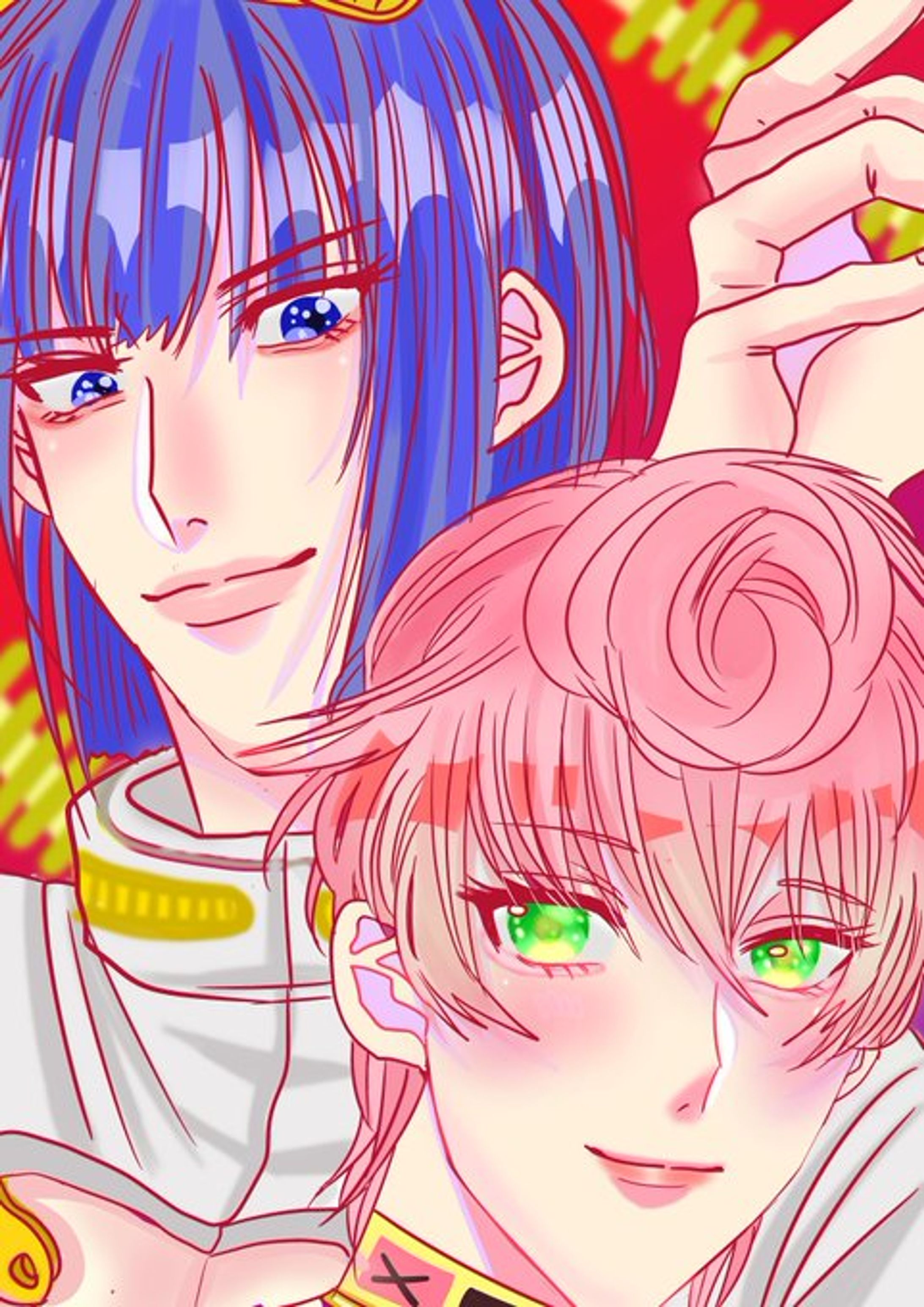 ジョジョの奇妙な冒険ファンアート　ブチャラティ＆トリッシュ-1