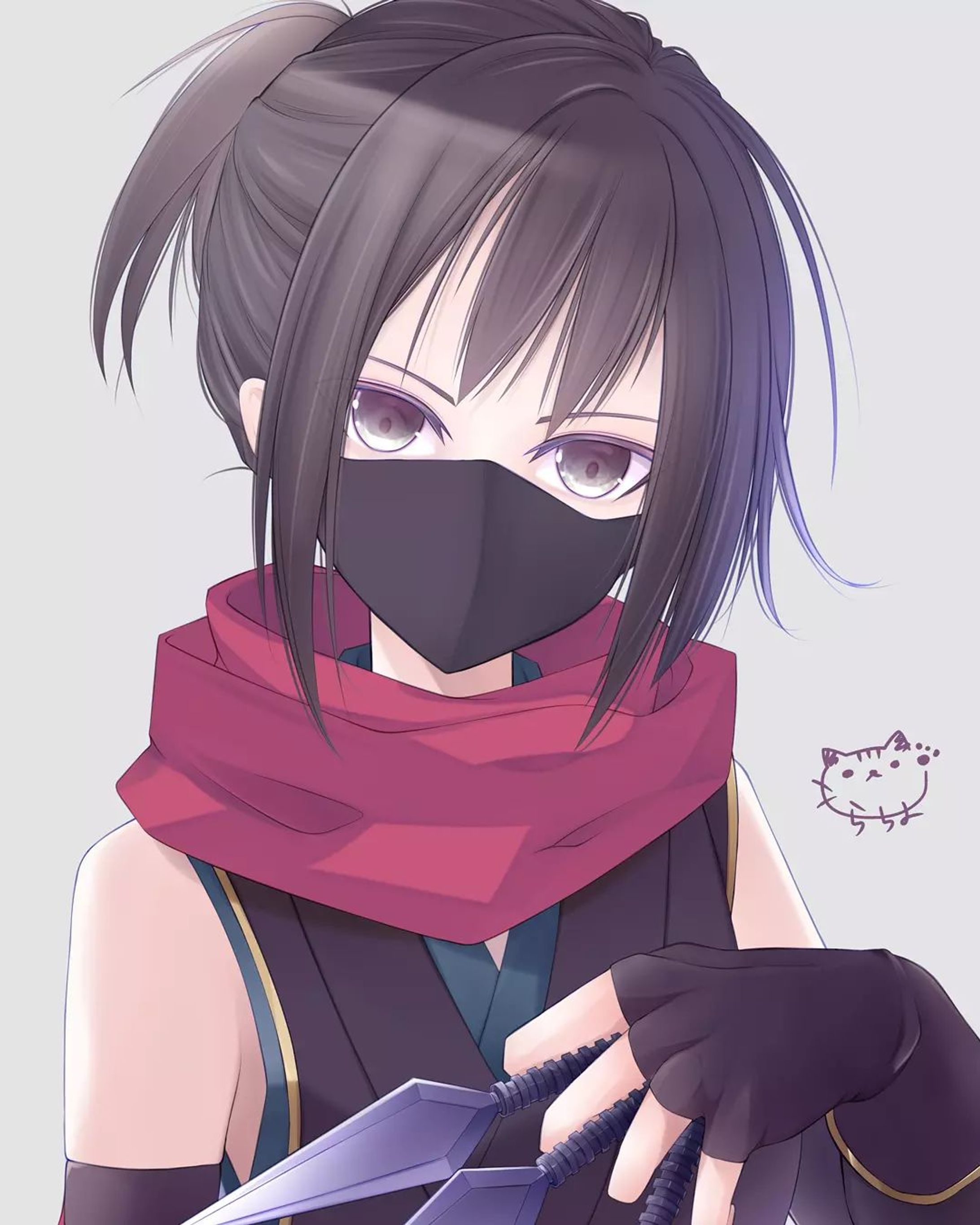 御庭番系マスク女子つばき
#イラスト #illustration #忍者 #ninja-1