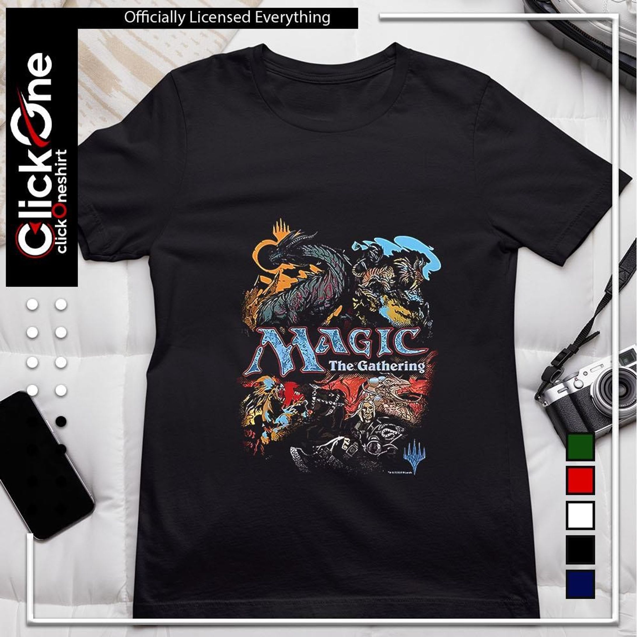 Magic-Inspired Characters – Fantasy Card World Shirt-1