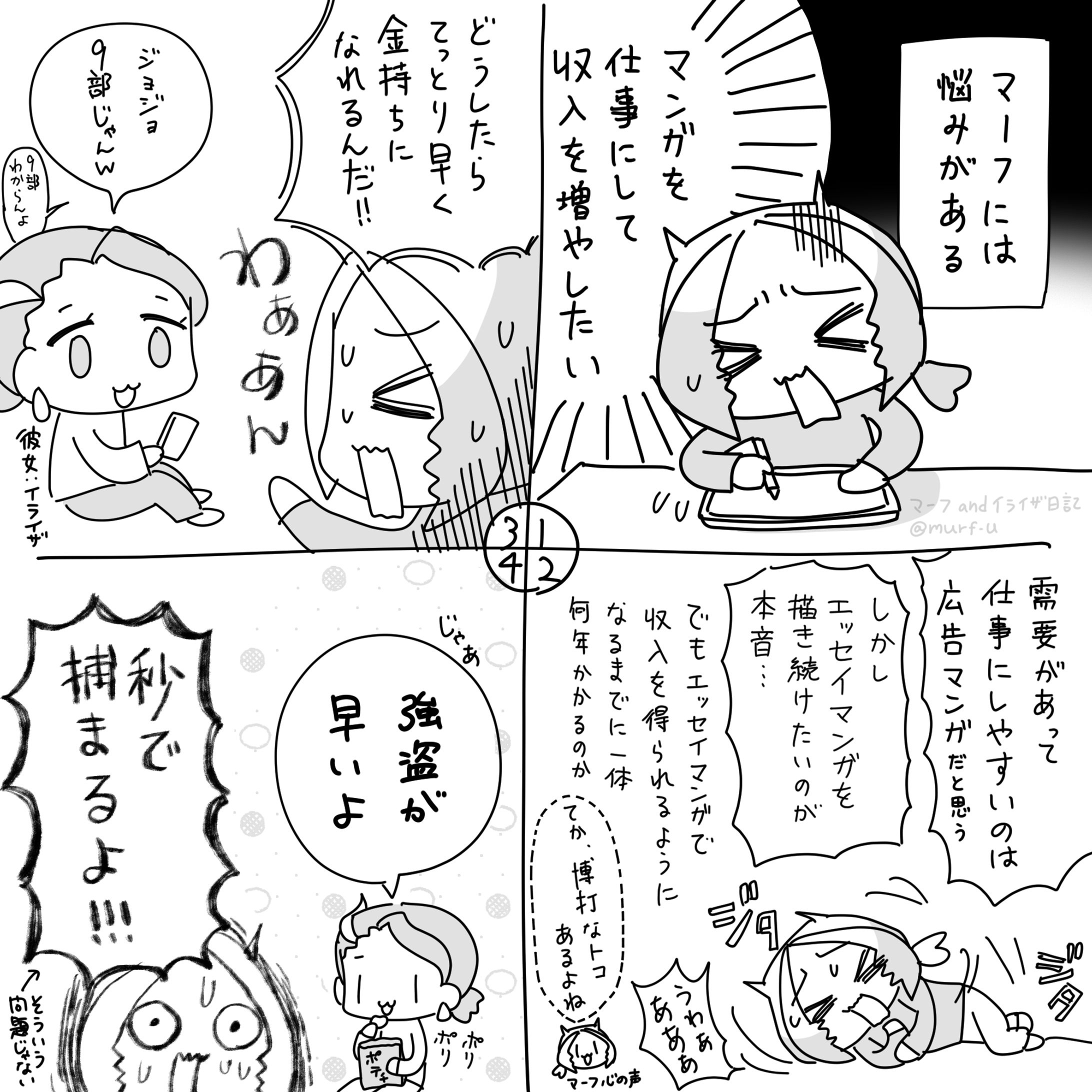 4コマ漫画 6本立て-1