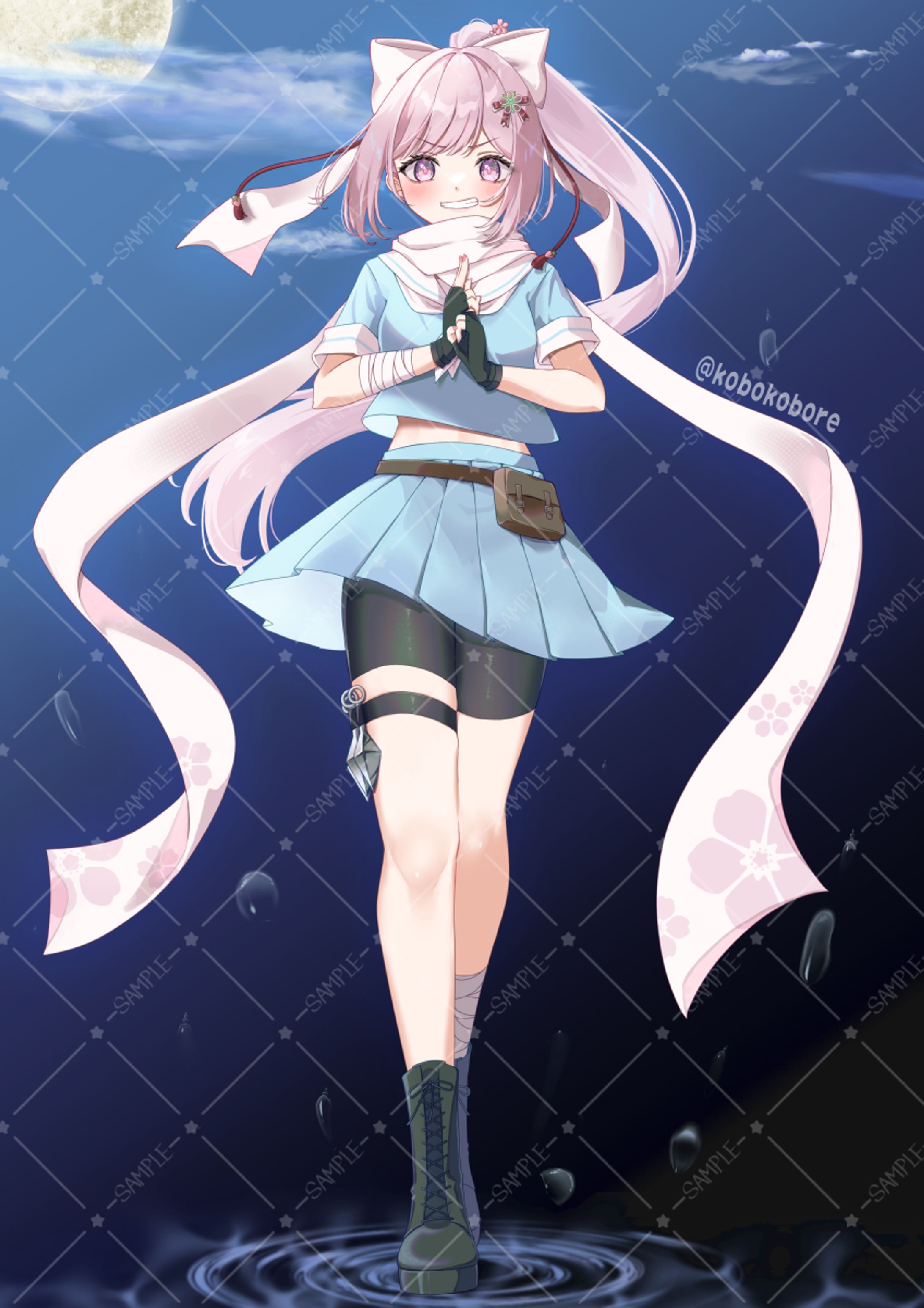 淡雪花奏様等身イラスト-1