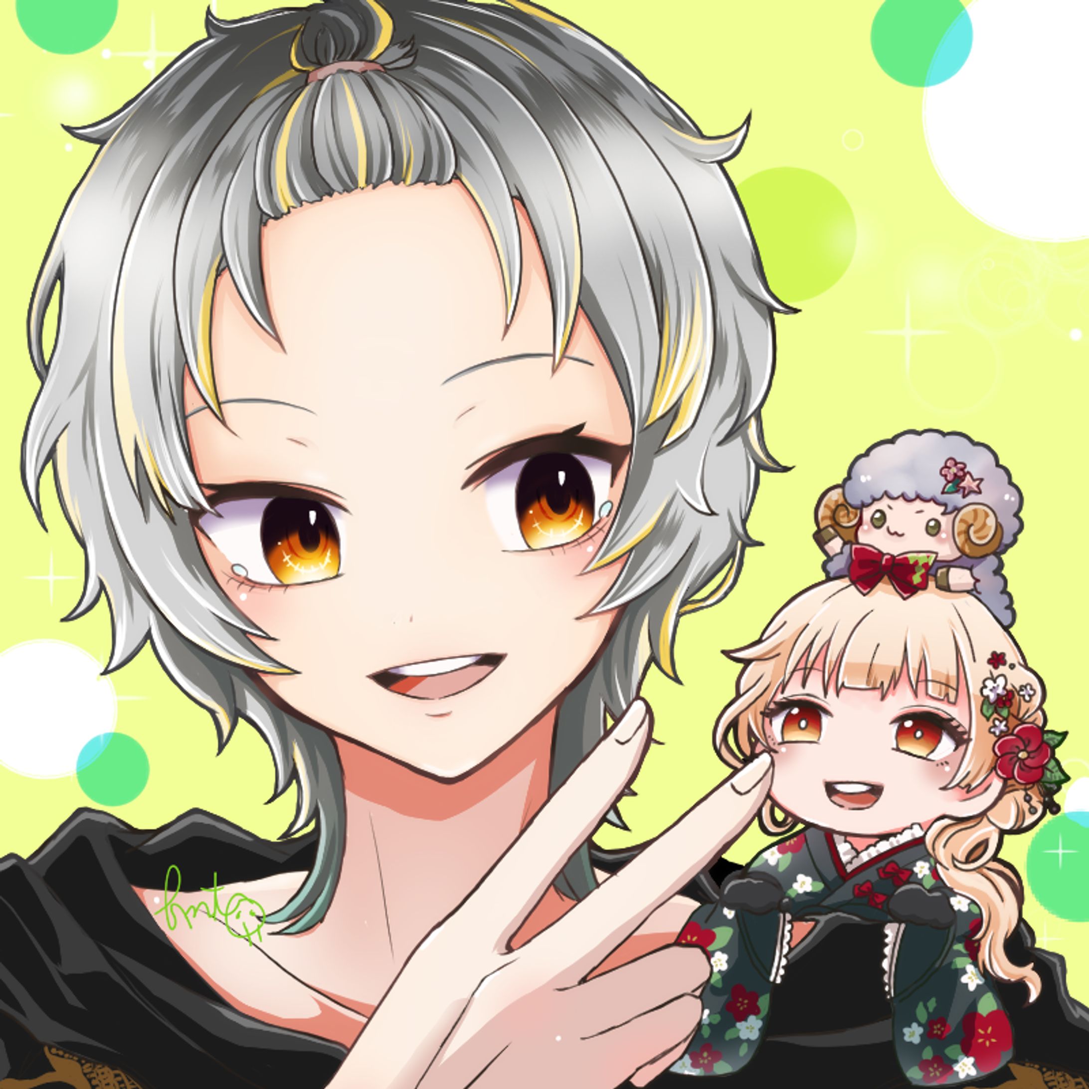 ご依頼 キャラ＋ちびキャラ-1