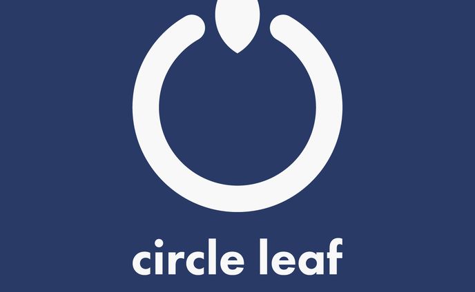 circle leaf logo