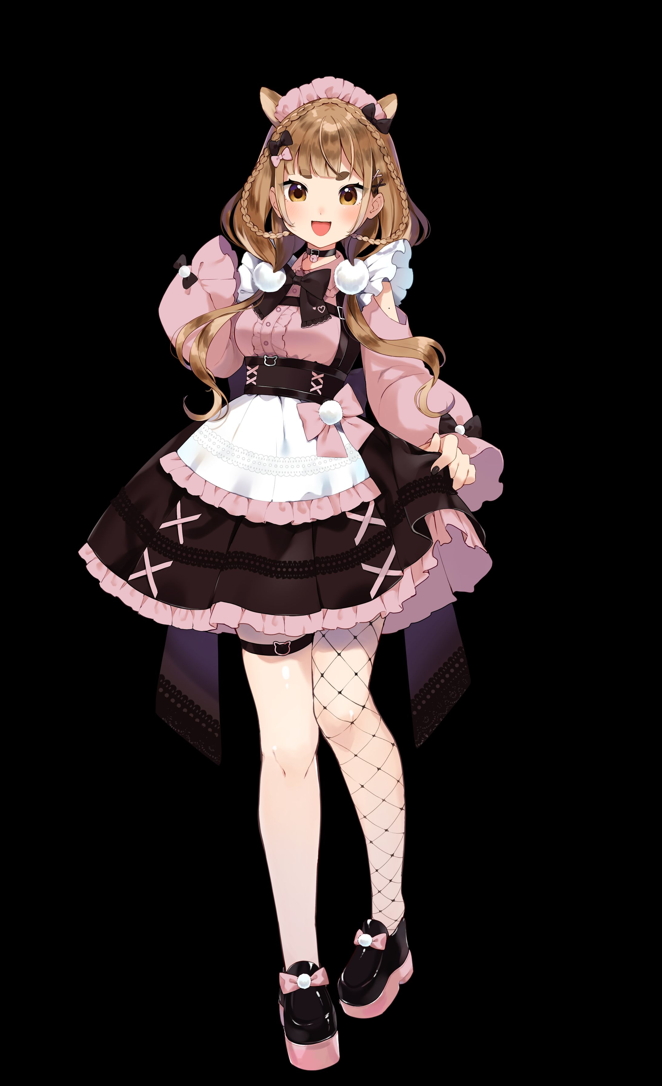 新衣装デザイン「夜目あるめ：メイド衣装」-1