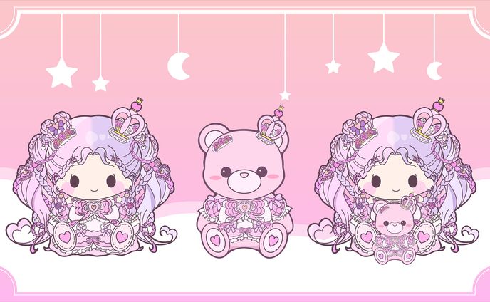 幻逢迷様/ぬいぐるみ風イラスト