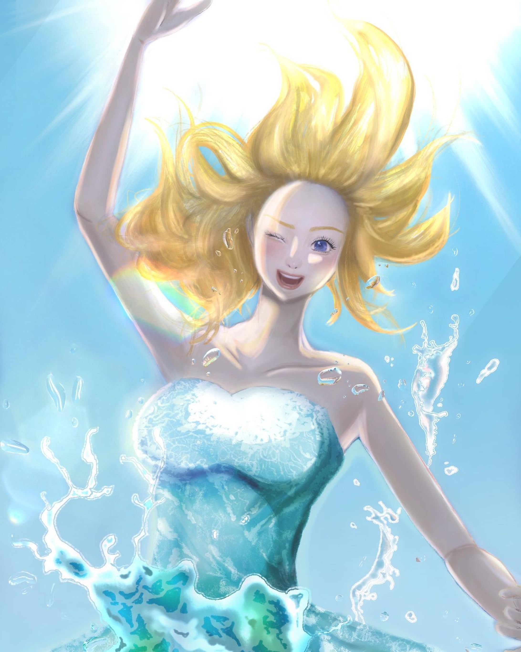 #海の日 #イラスト #絵 #イラストグラム #イラストレーター #いらすとぐらむ #イラスト好き #創作 #プロクリエイト #art #drawing #illustration #artwork #digitalart #illustrator #illustragram #myart-1