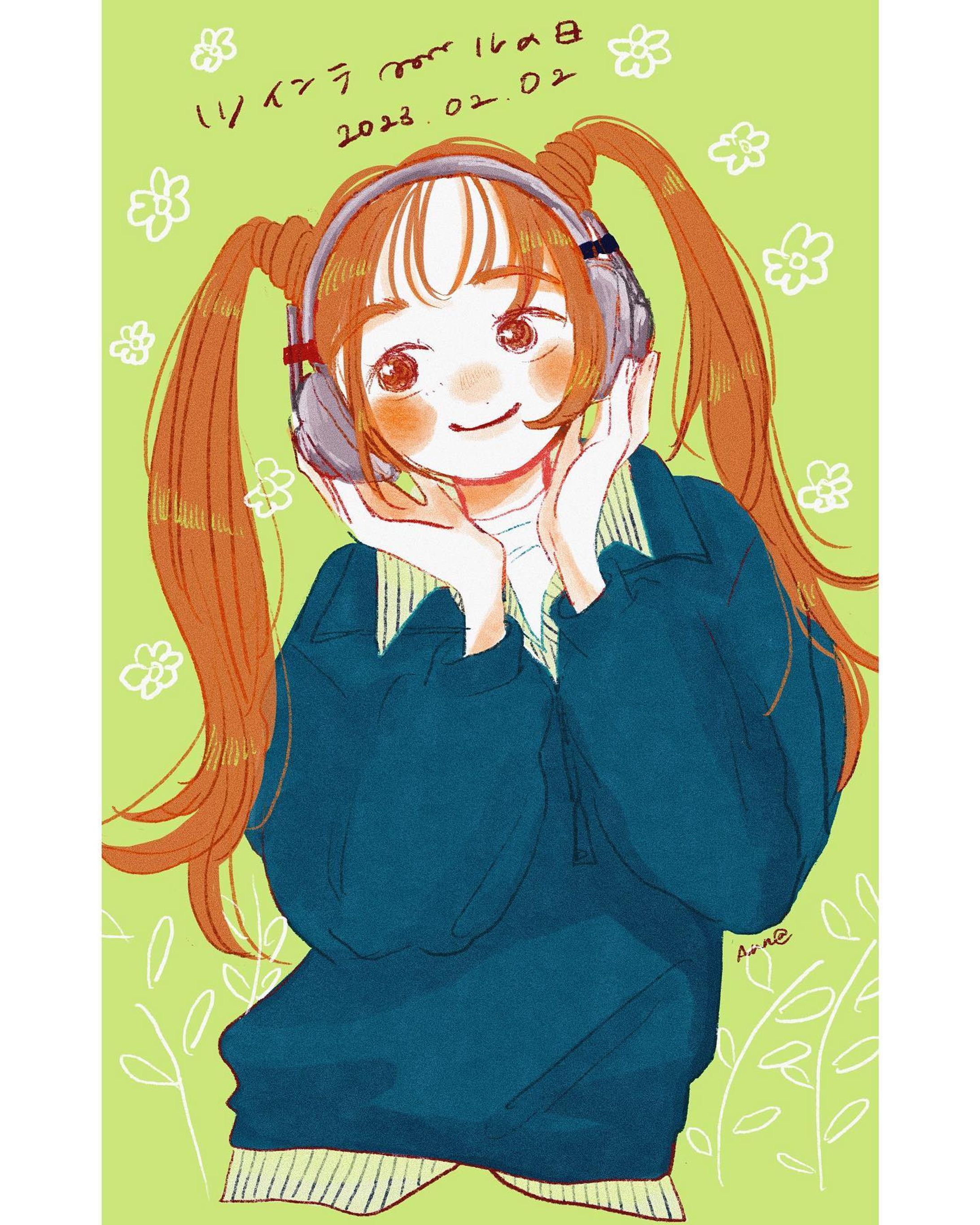 【創作】0202ツインテールの日🌼-1