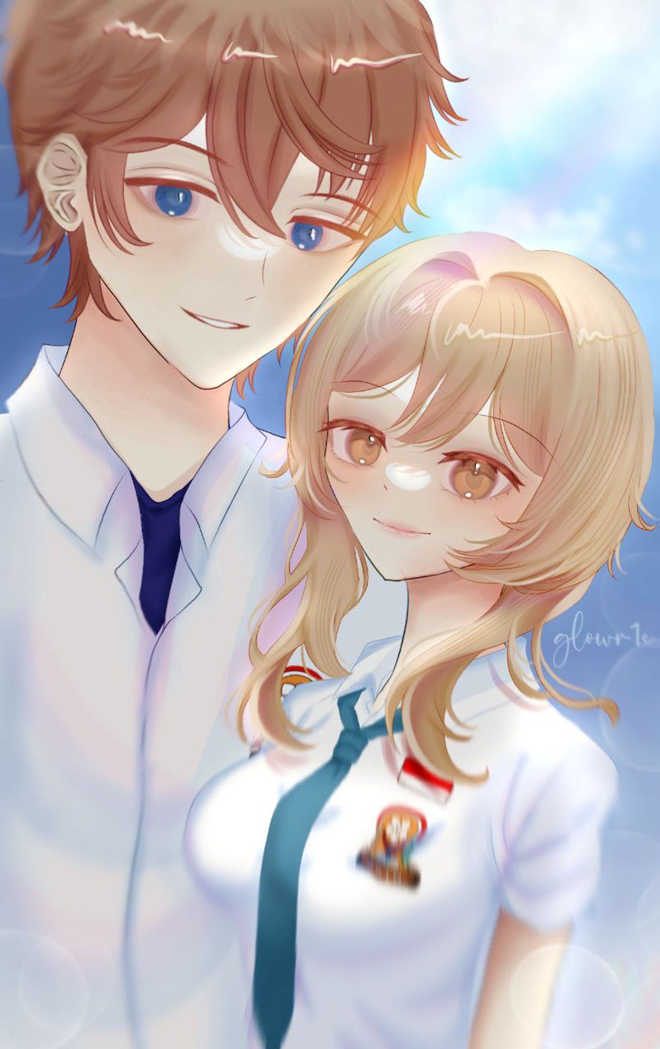 Childe x Lumine Fanart-1
