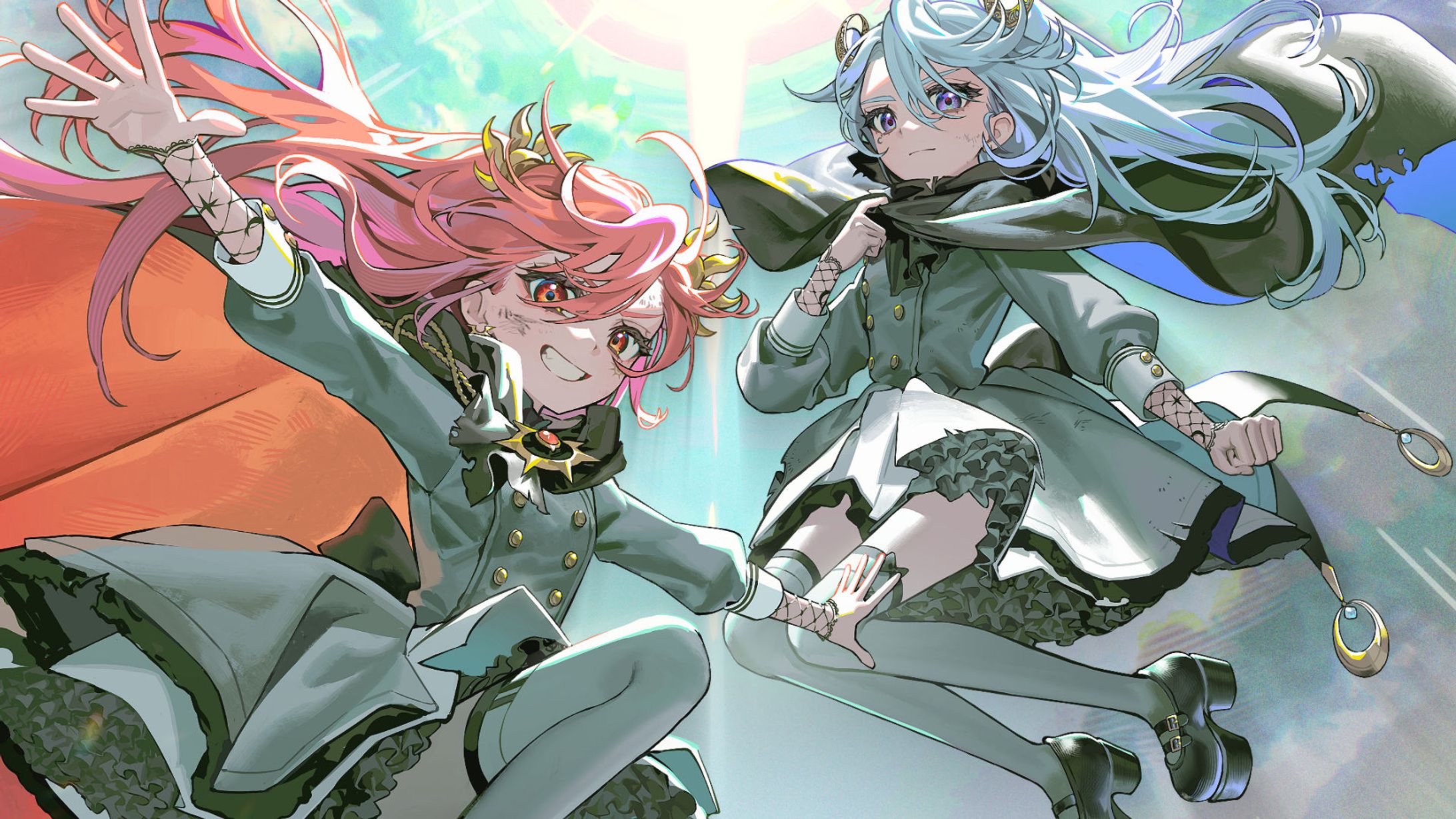 「双星神楽 反天抗星PRAGMATISM」キービジュアルイラスト制作｜LiLYPSE-1