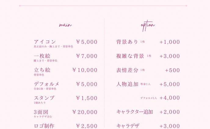 💐ご依頼料金表💐【作品について】必読