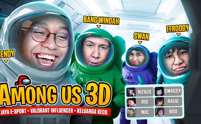 Youtube Thumbnail - Cendy Among us 3D
